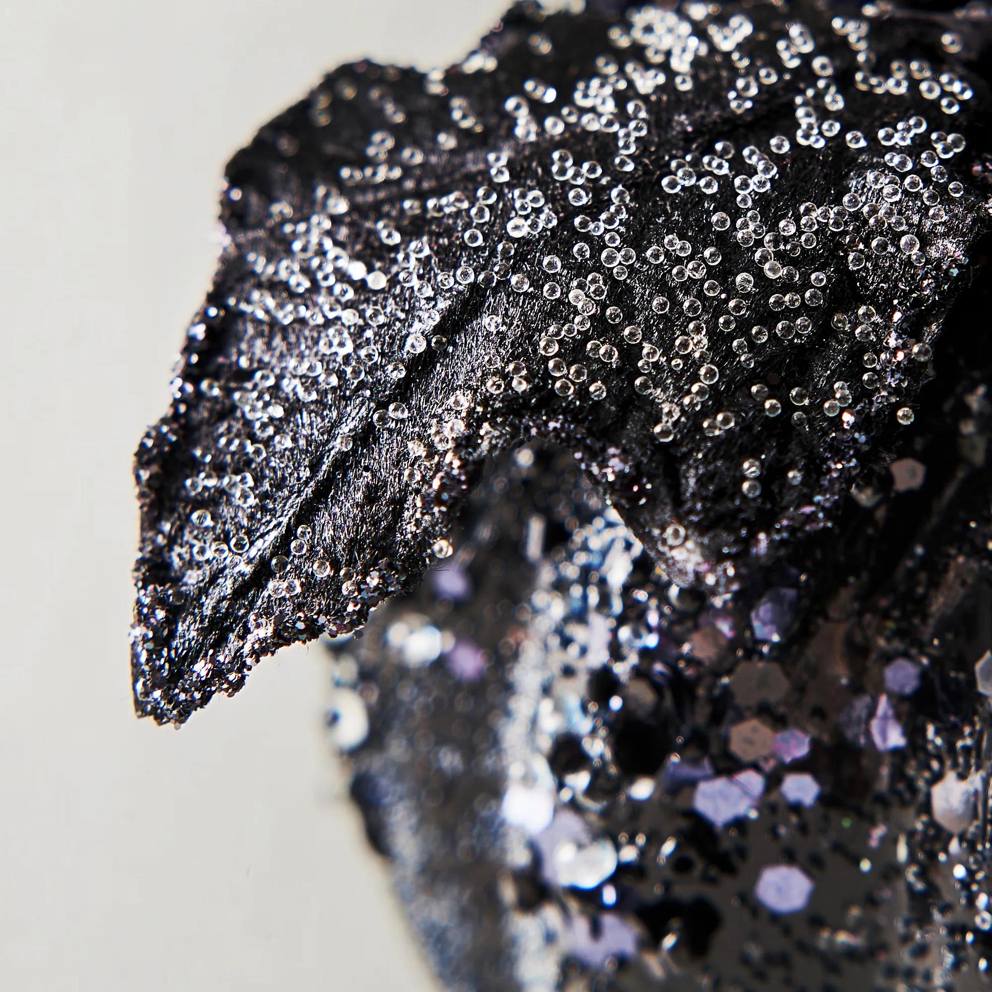 Beaded Pumpkin-Black
