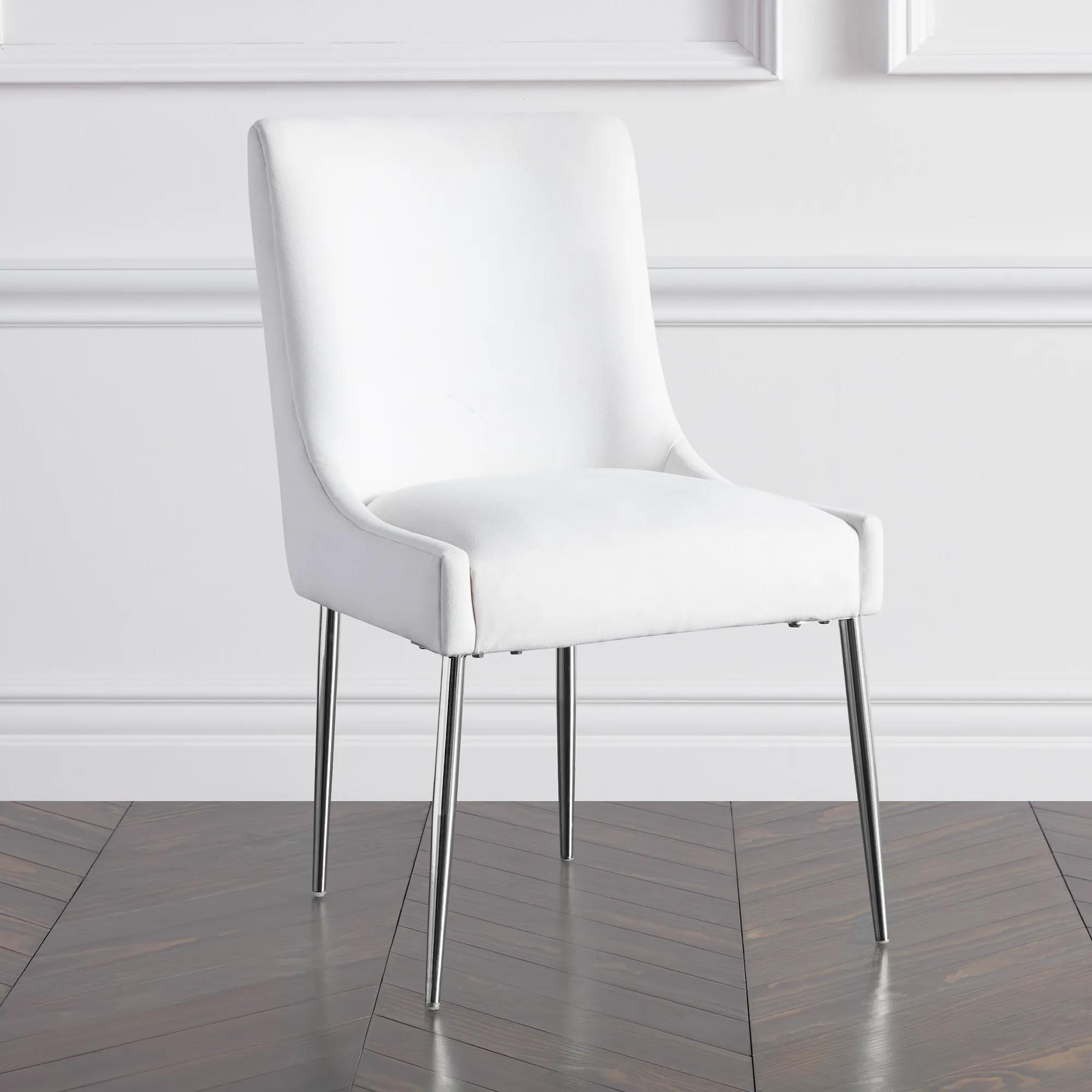 Elinor Dining Chair - Bright Nickel