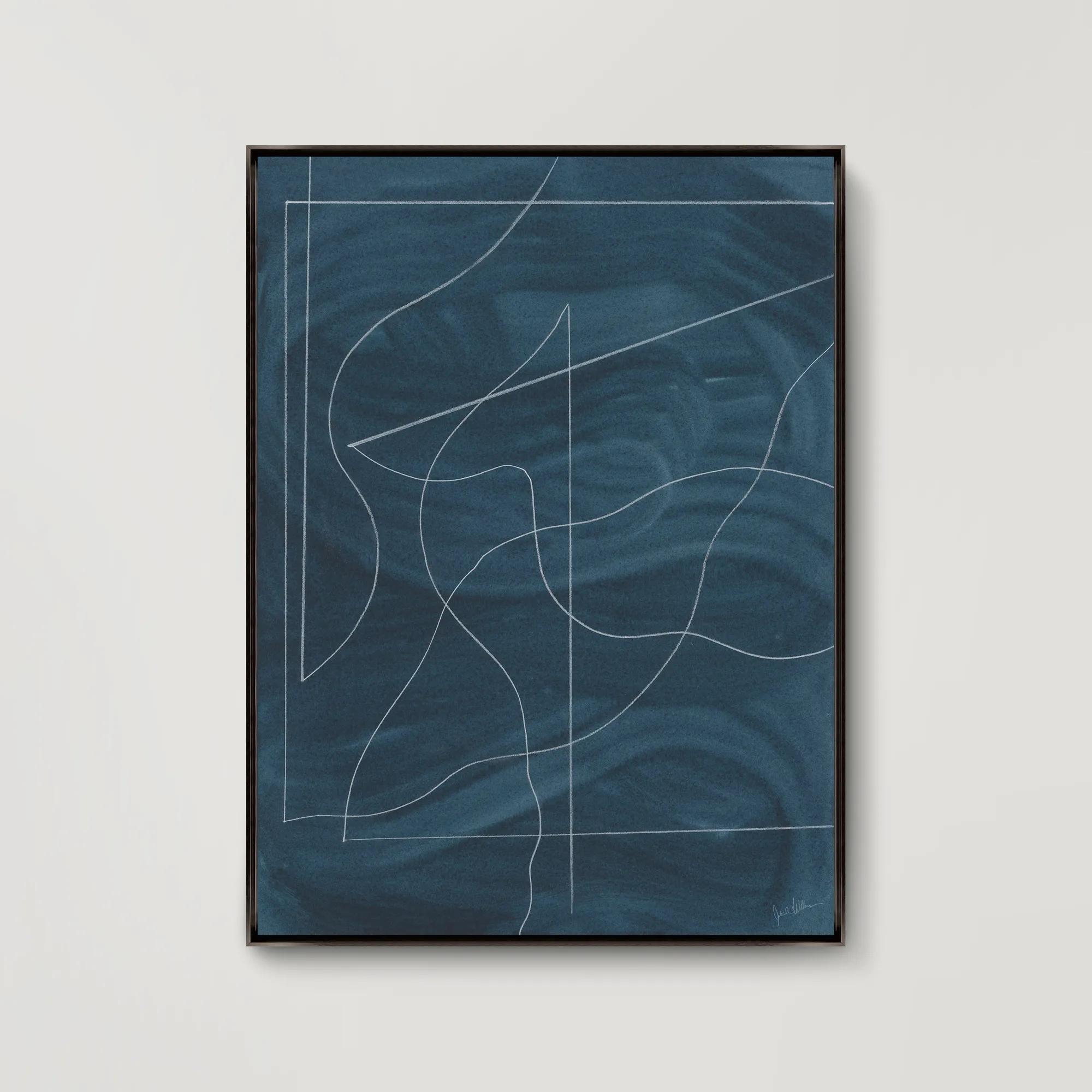 Modern Blue And Grey Arts