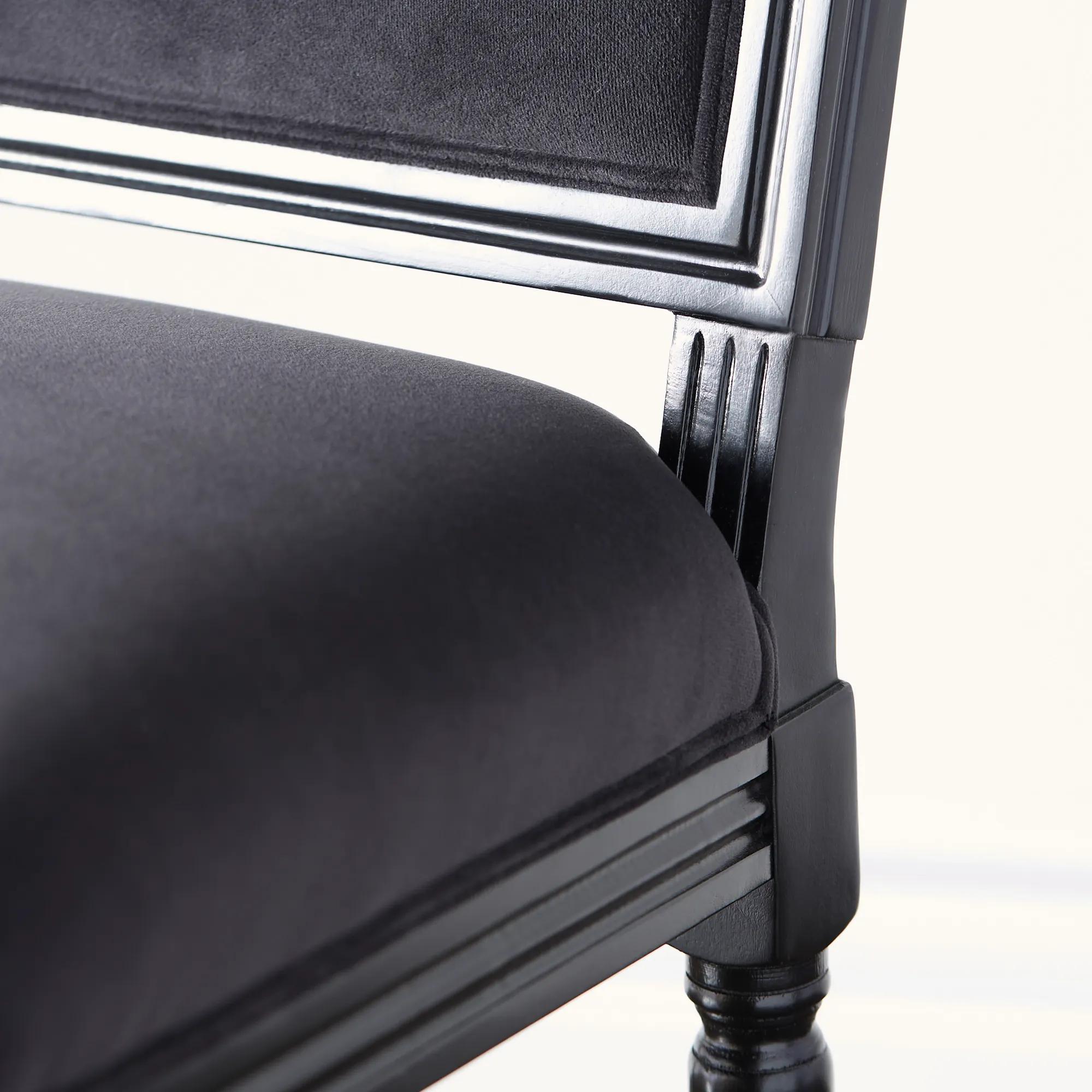 Callan Dining Chair - High Gloss Black
