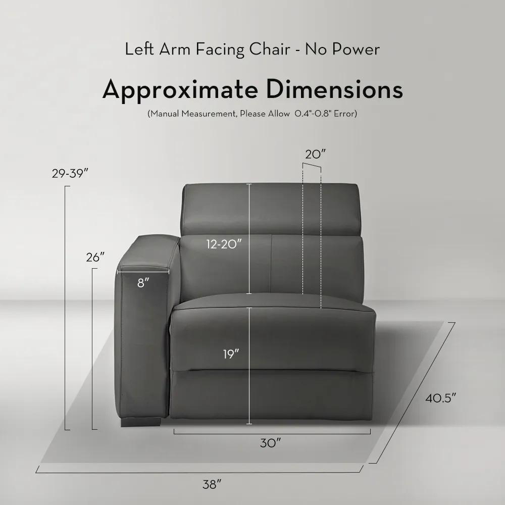 Verona Reclining Leather Sectional