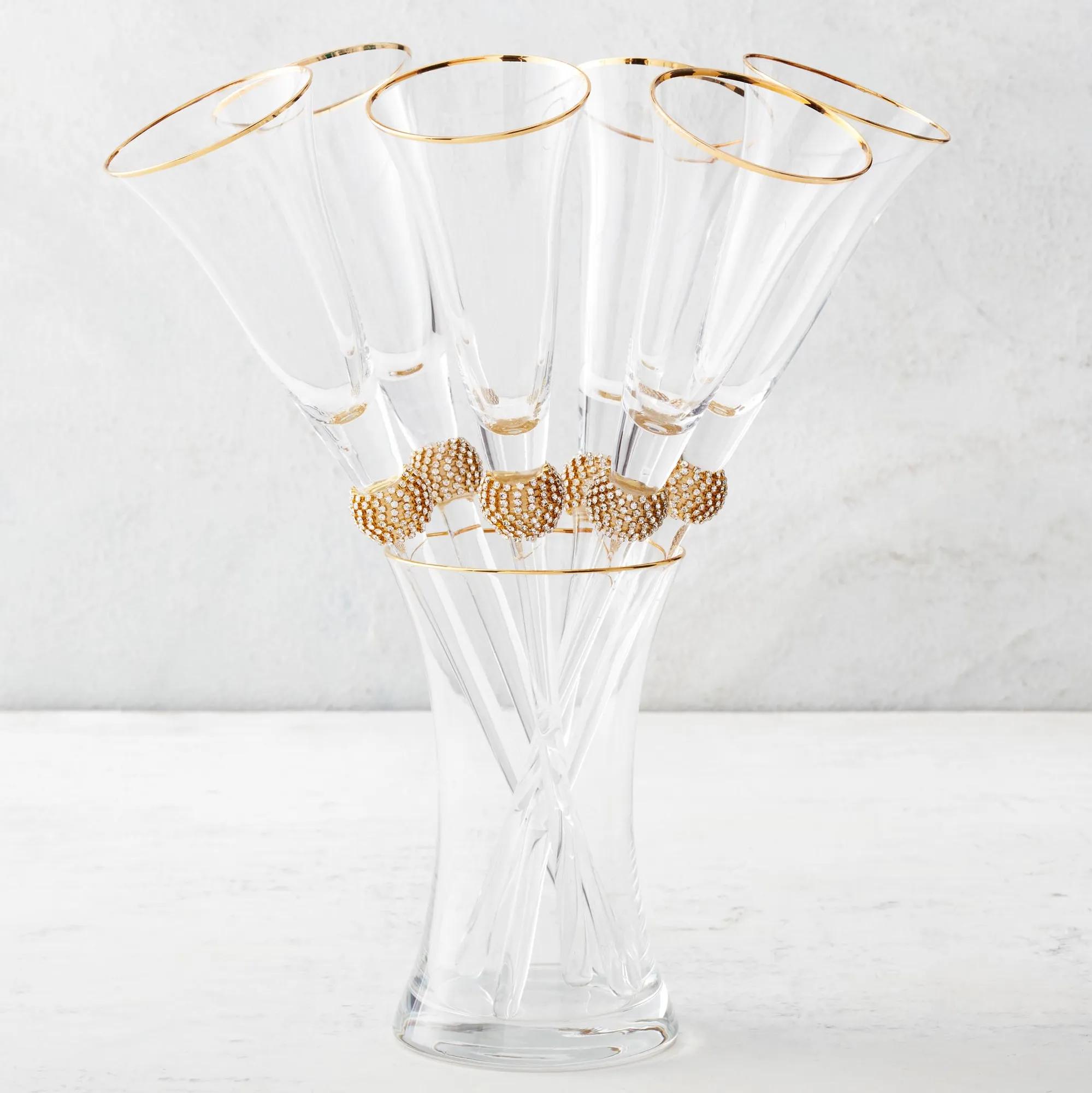 Victoria Toasting Flutes - Set of 6