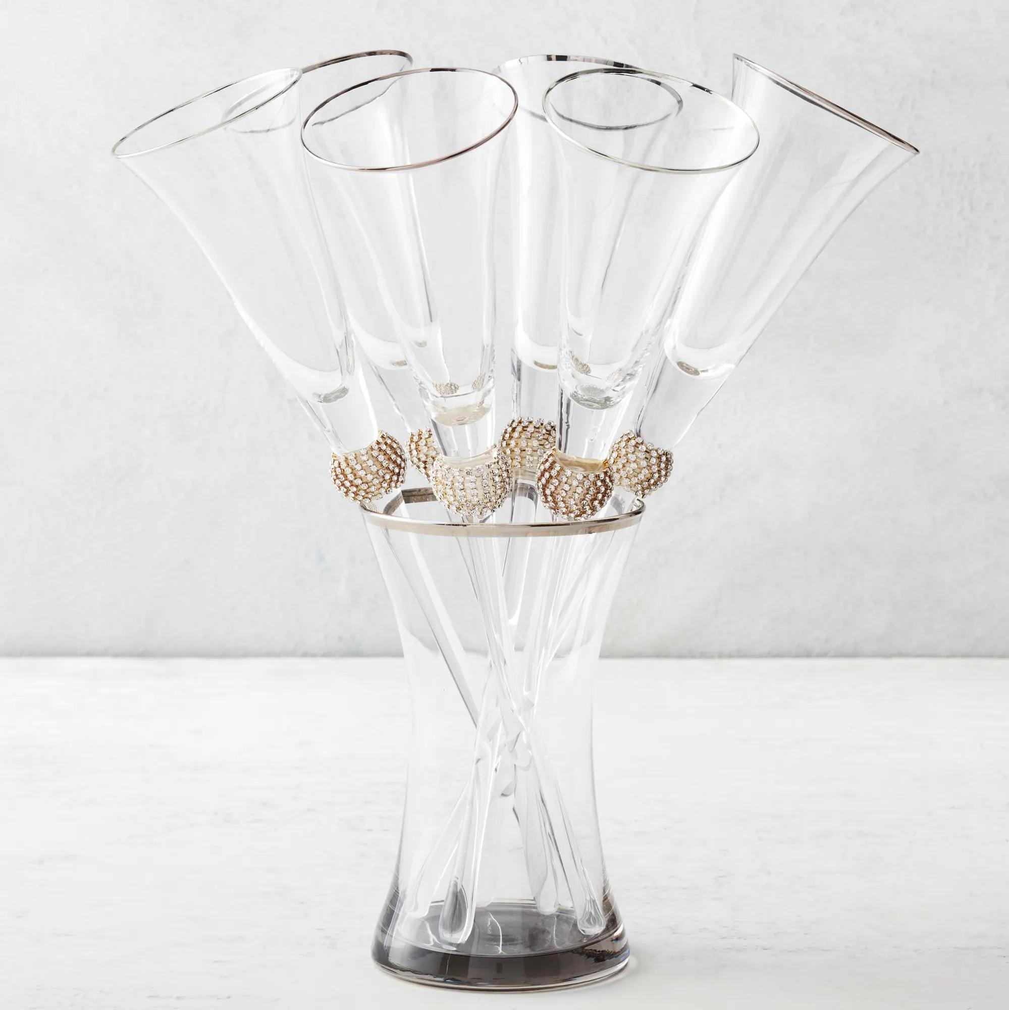 Victoria Toasting Flutes - Set of 6