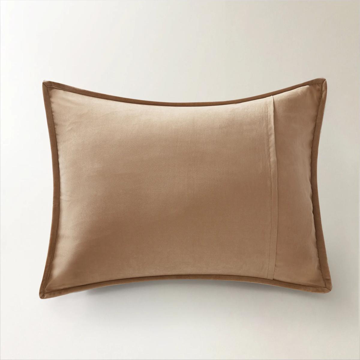Fan Velvet Quilt Set - Muted Coral