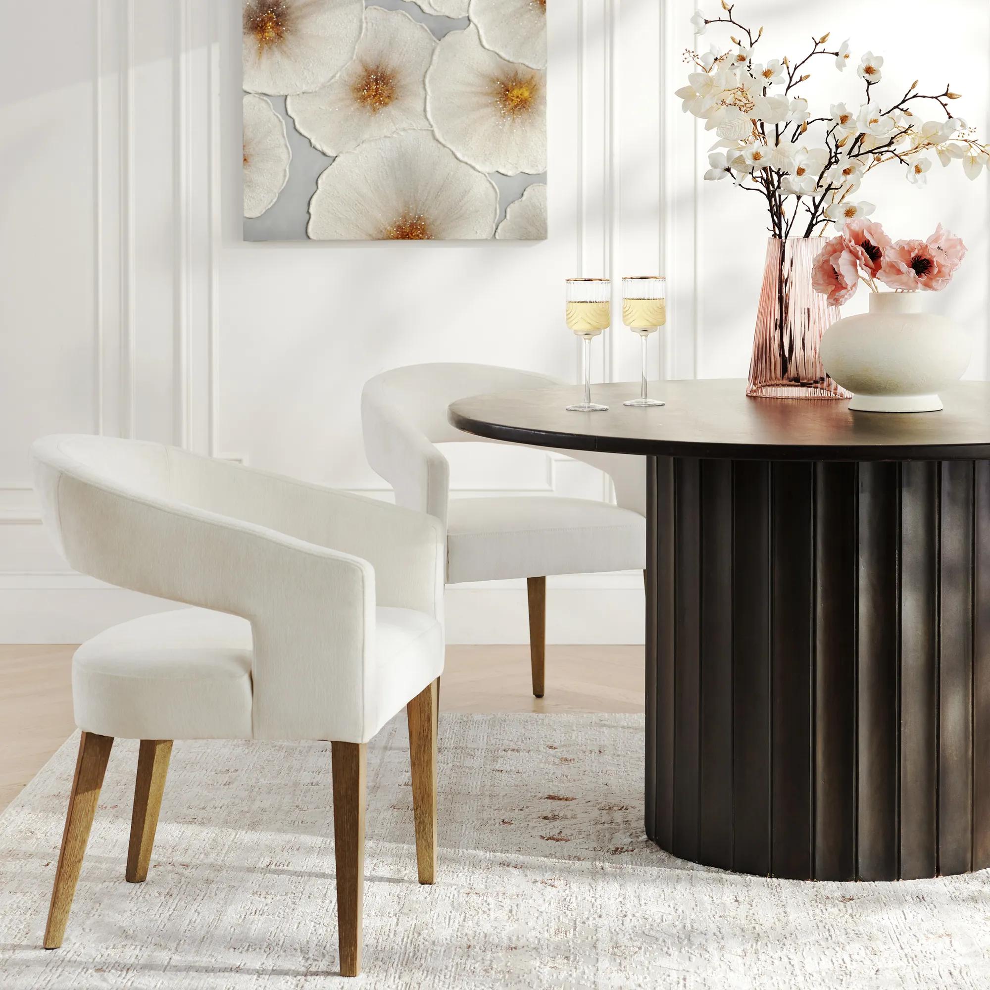 Philippa Dining Chair - Natural Grey