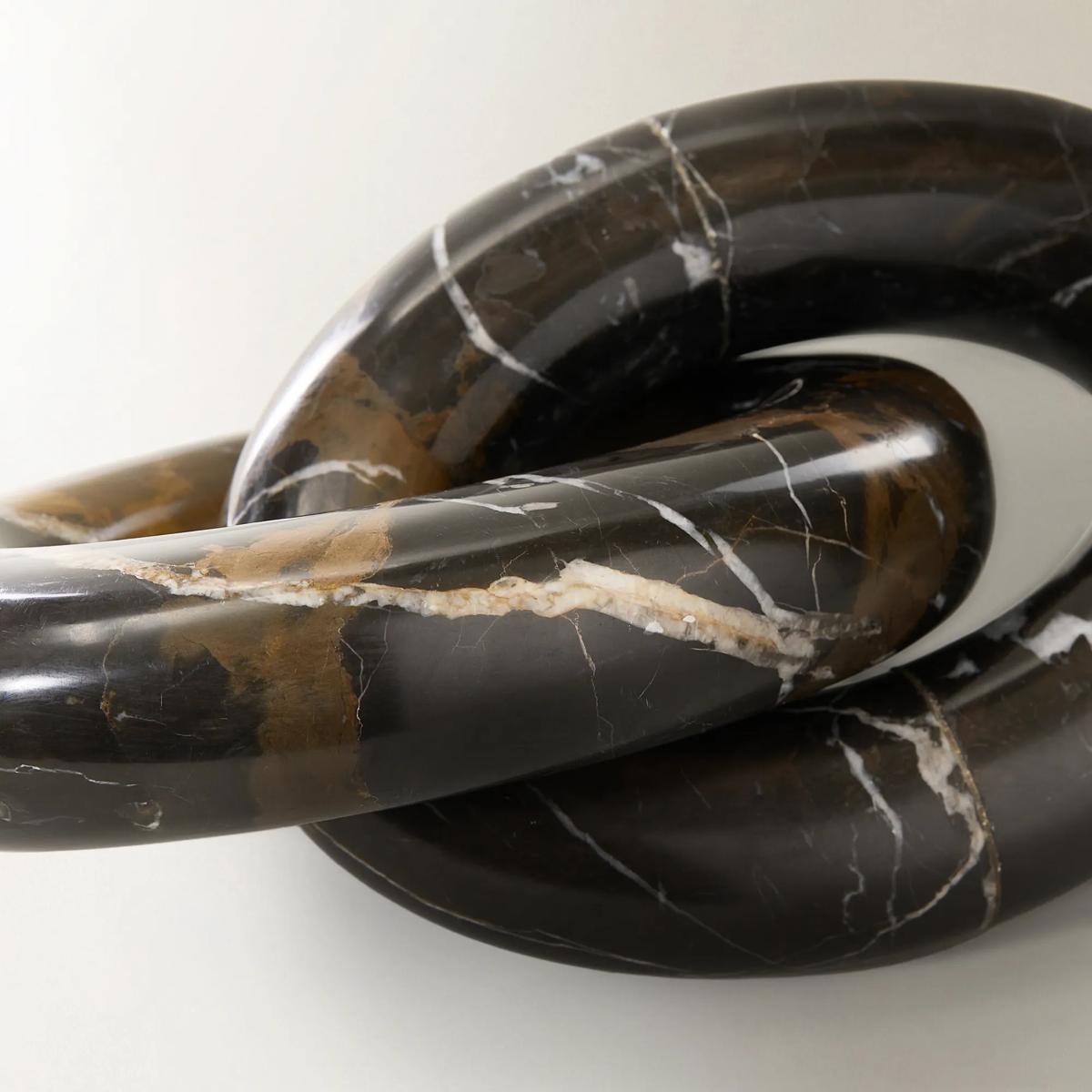 Marble Links Object - Brown