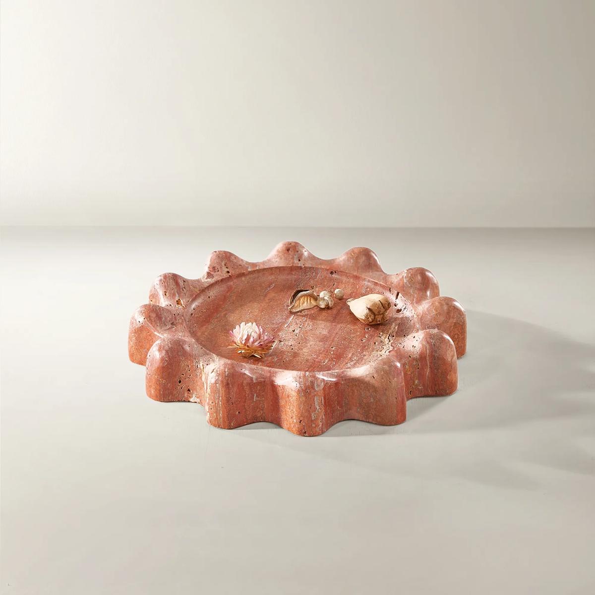 Flora Marble Catchall - Large