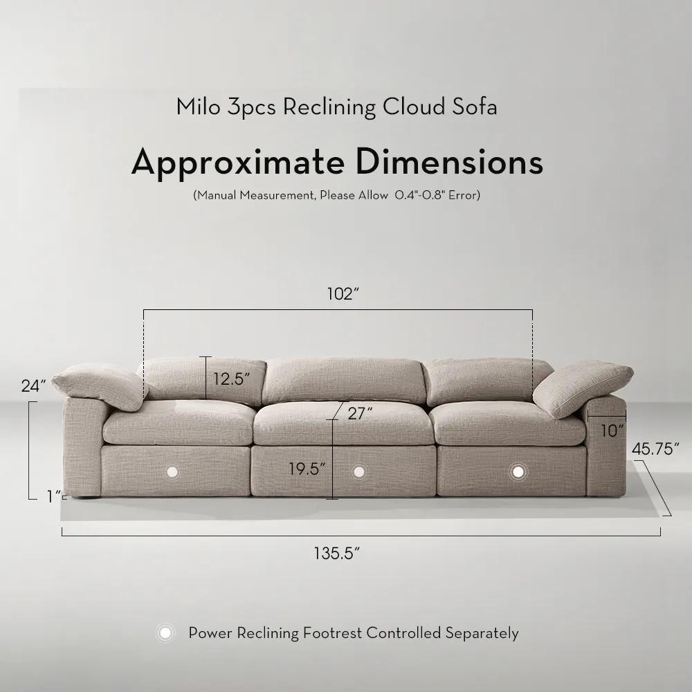 Milo Reclining Cloud Sofa