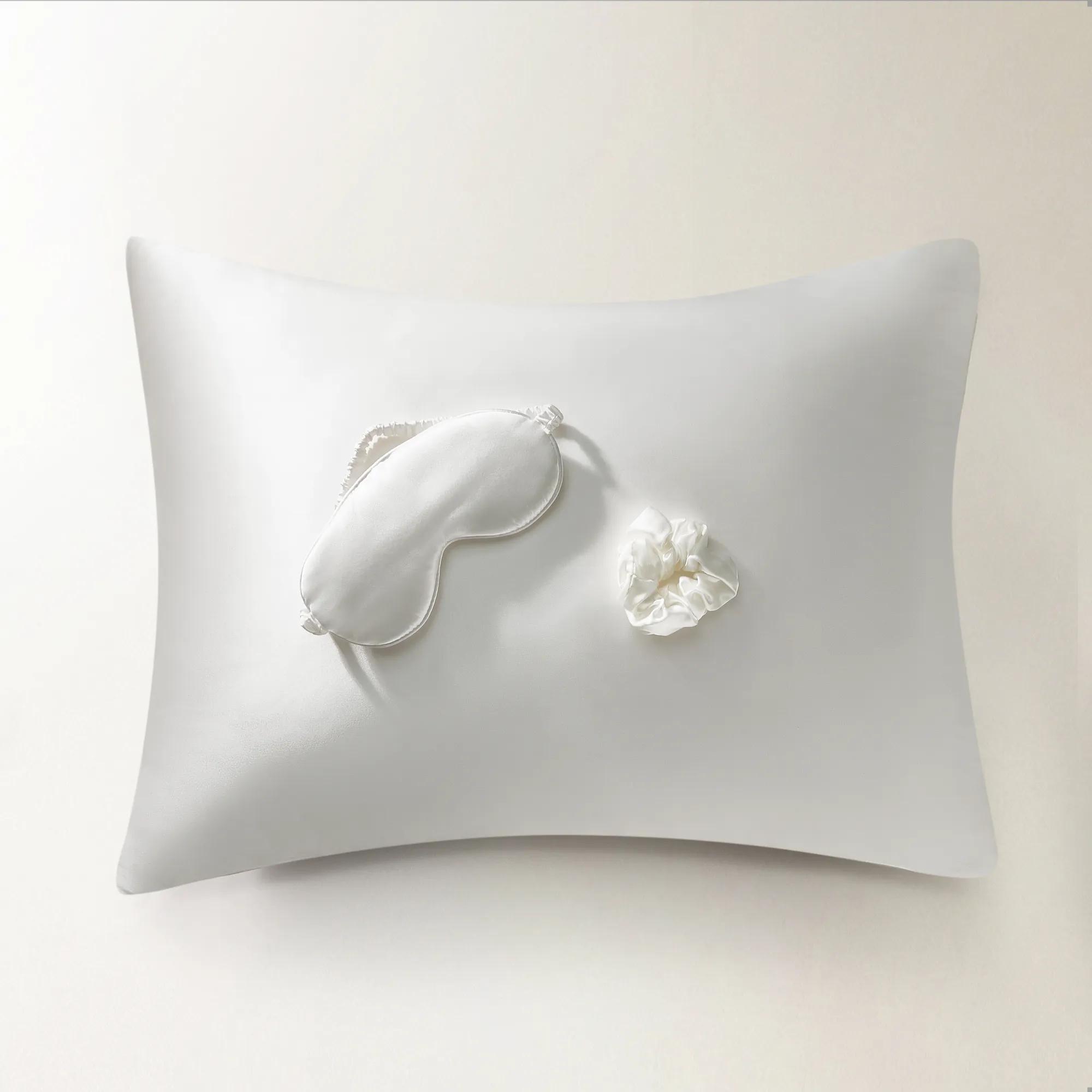 Silk Pillowcase & Mask Set Ivory