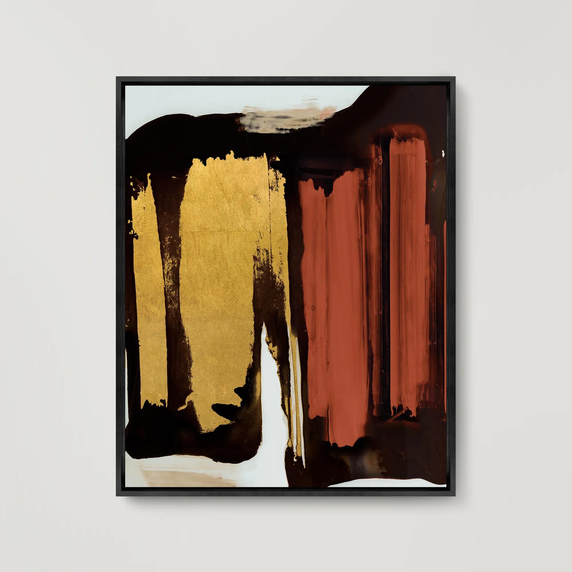 Golden Red Brushstrokes 2​