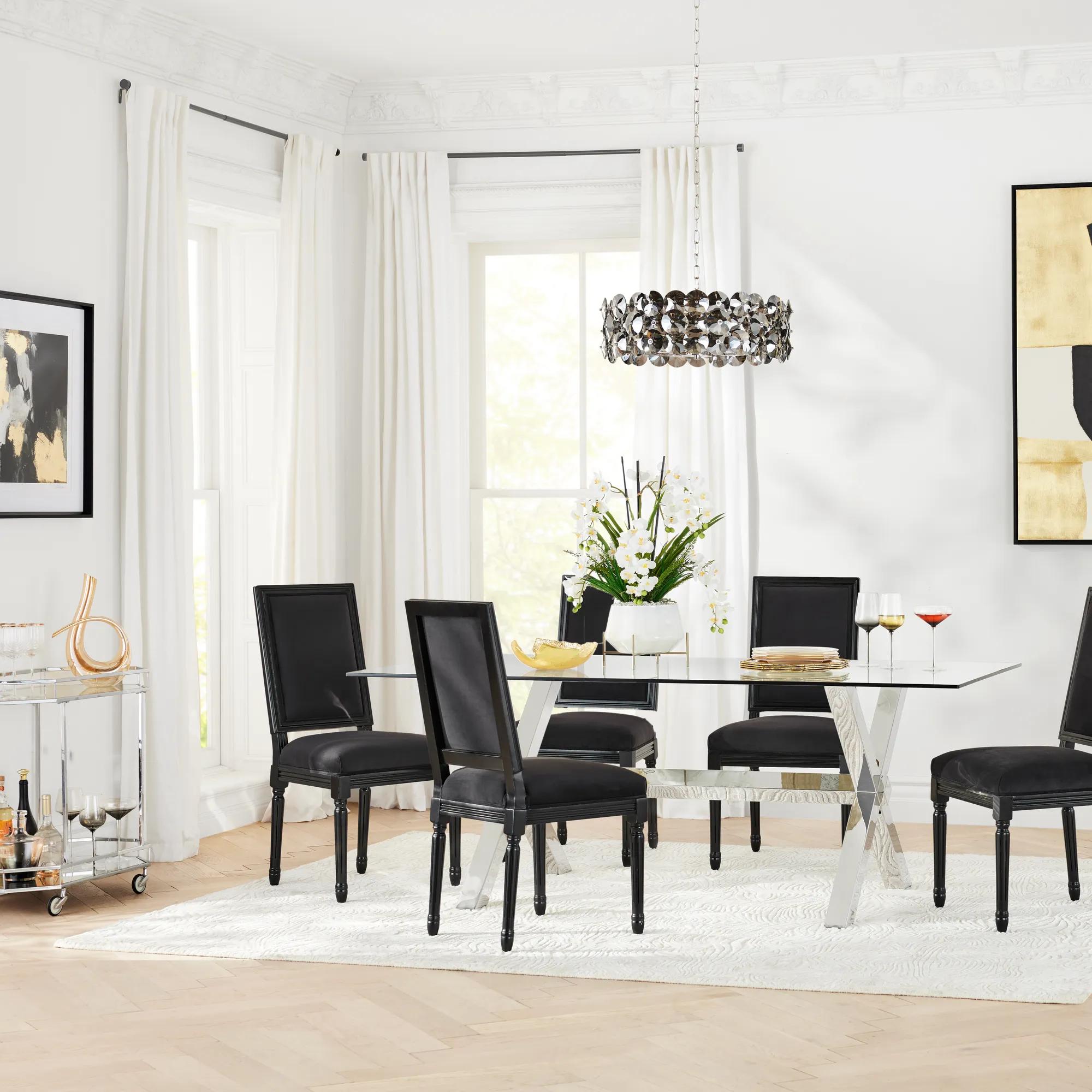 Callan Dining Chair - High Gloss Black