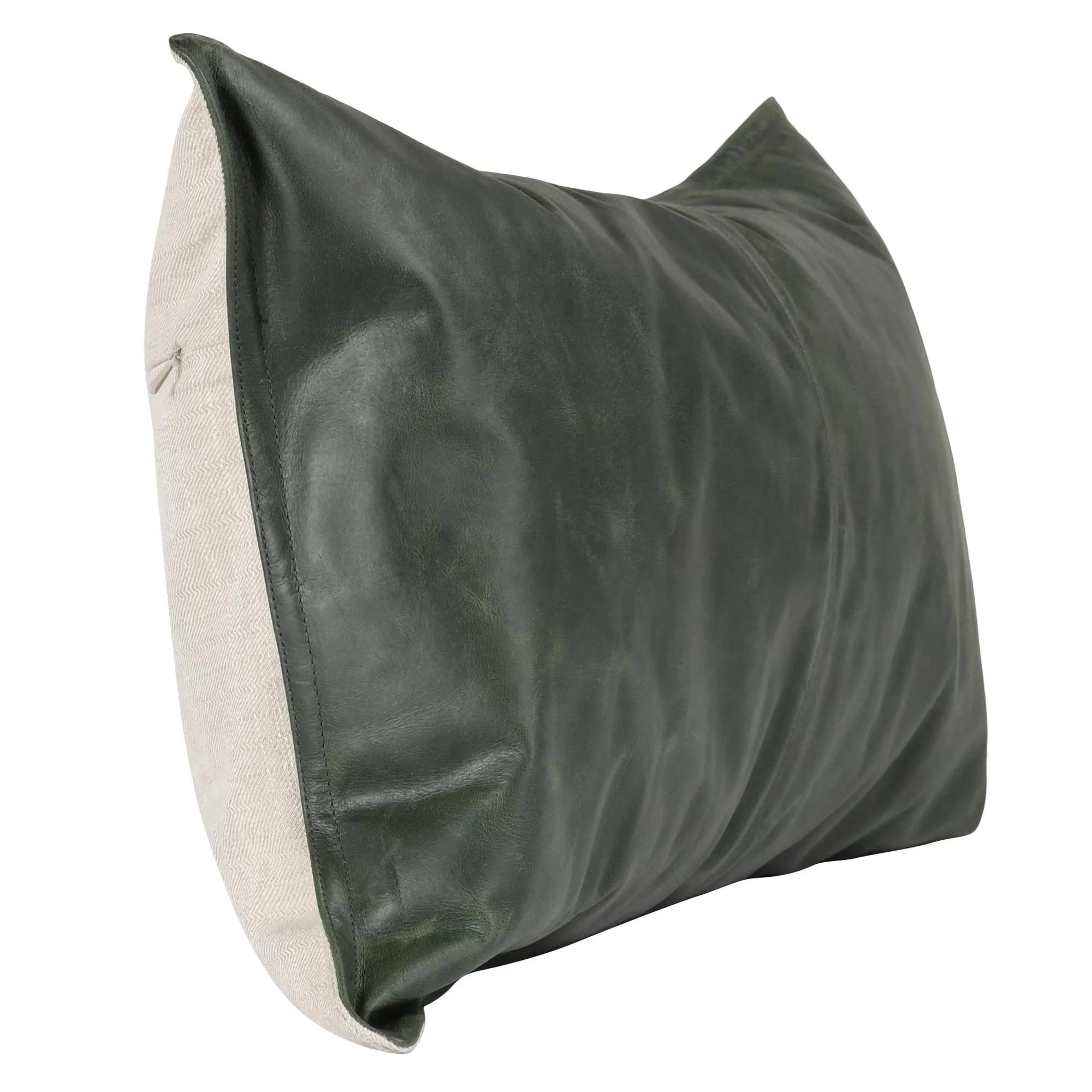 Dylan Lumbar Pillow 14" x 26" - Forest Green
