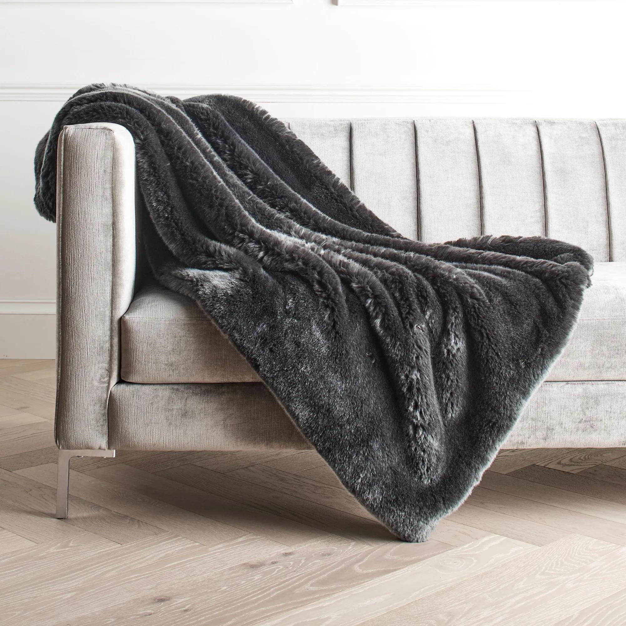 Bijou Throw - Charcoal