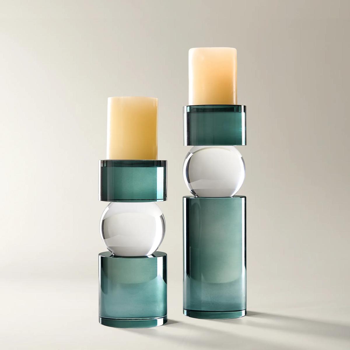 Leroy Crystal Pillar Holder
