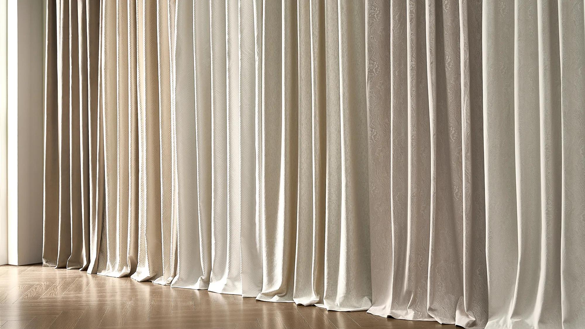 Kenzo Chenille Curtain - Beige