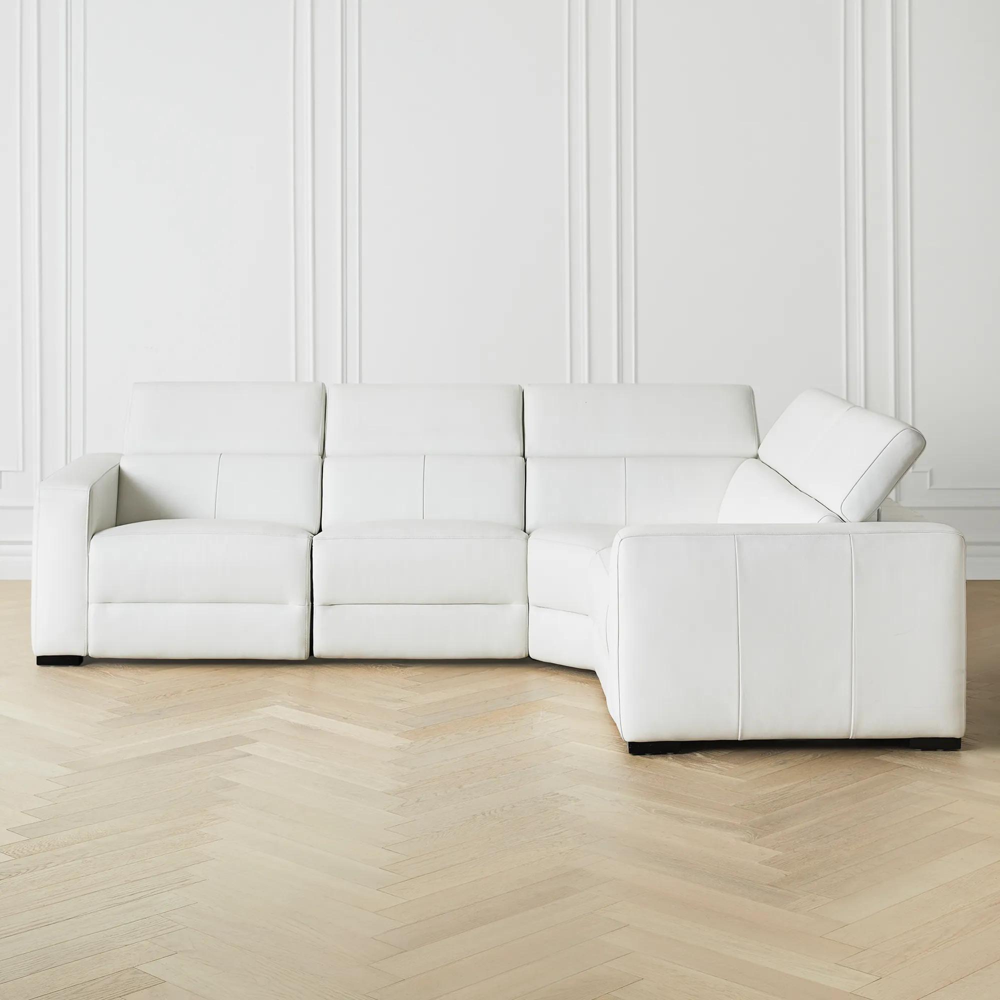 Verona Reclining Leather Sectional