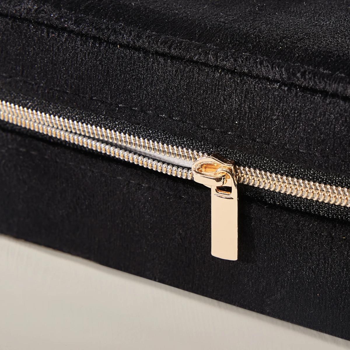 Velvet Jewelry Case - Black