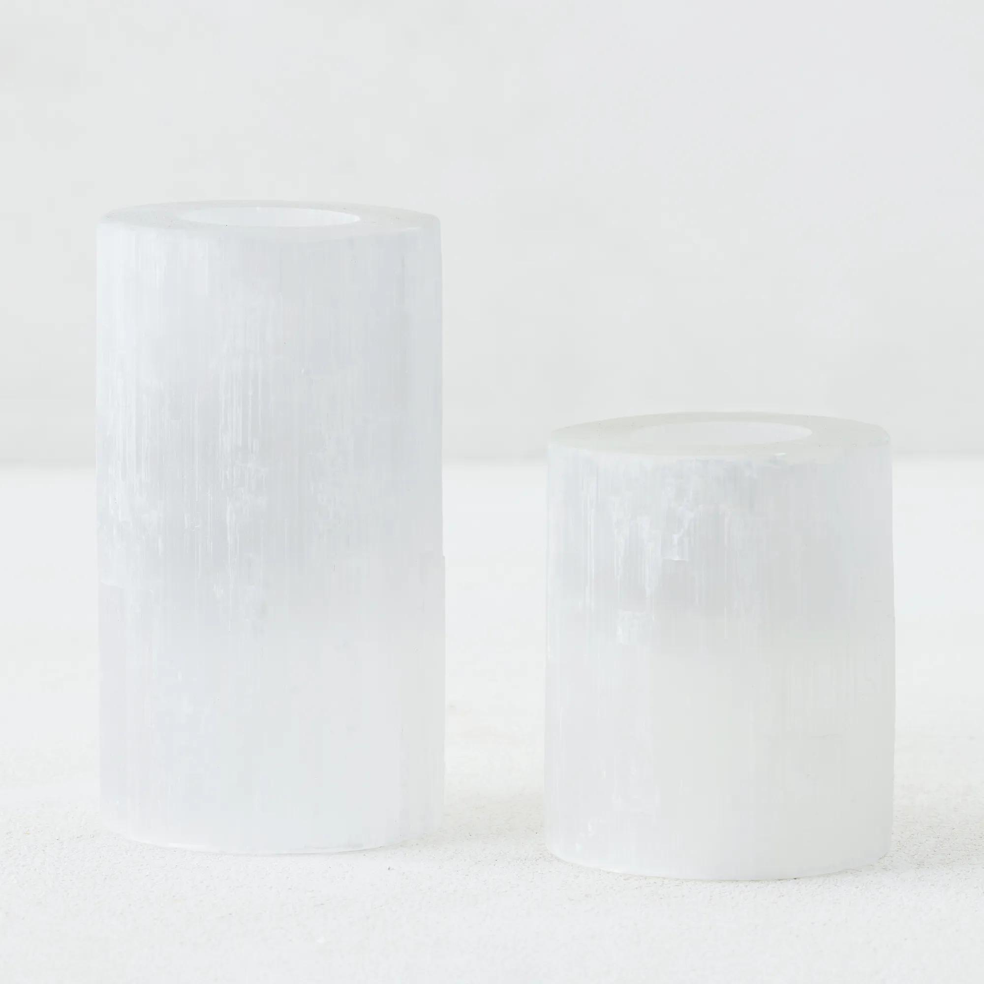 Selenite Votive