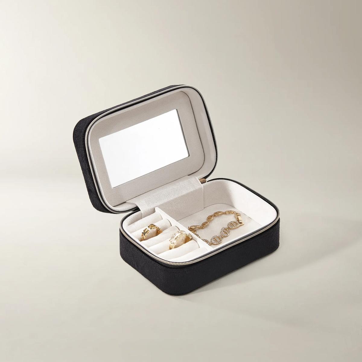 Velvet Jewelry Case - Black