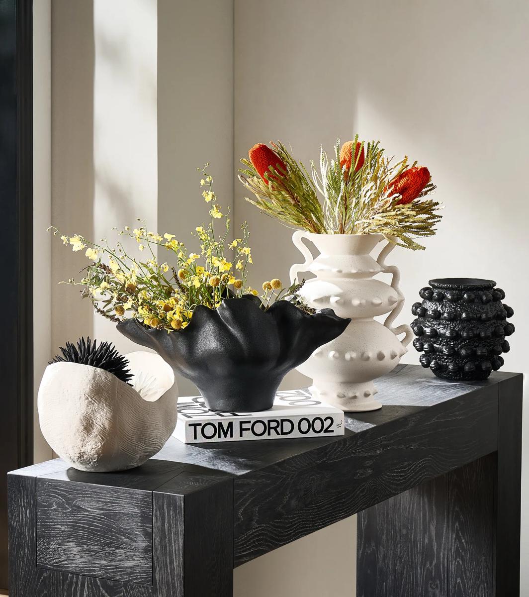 Pompa Vase - Black