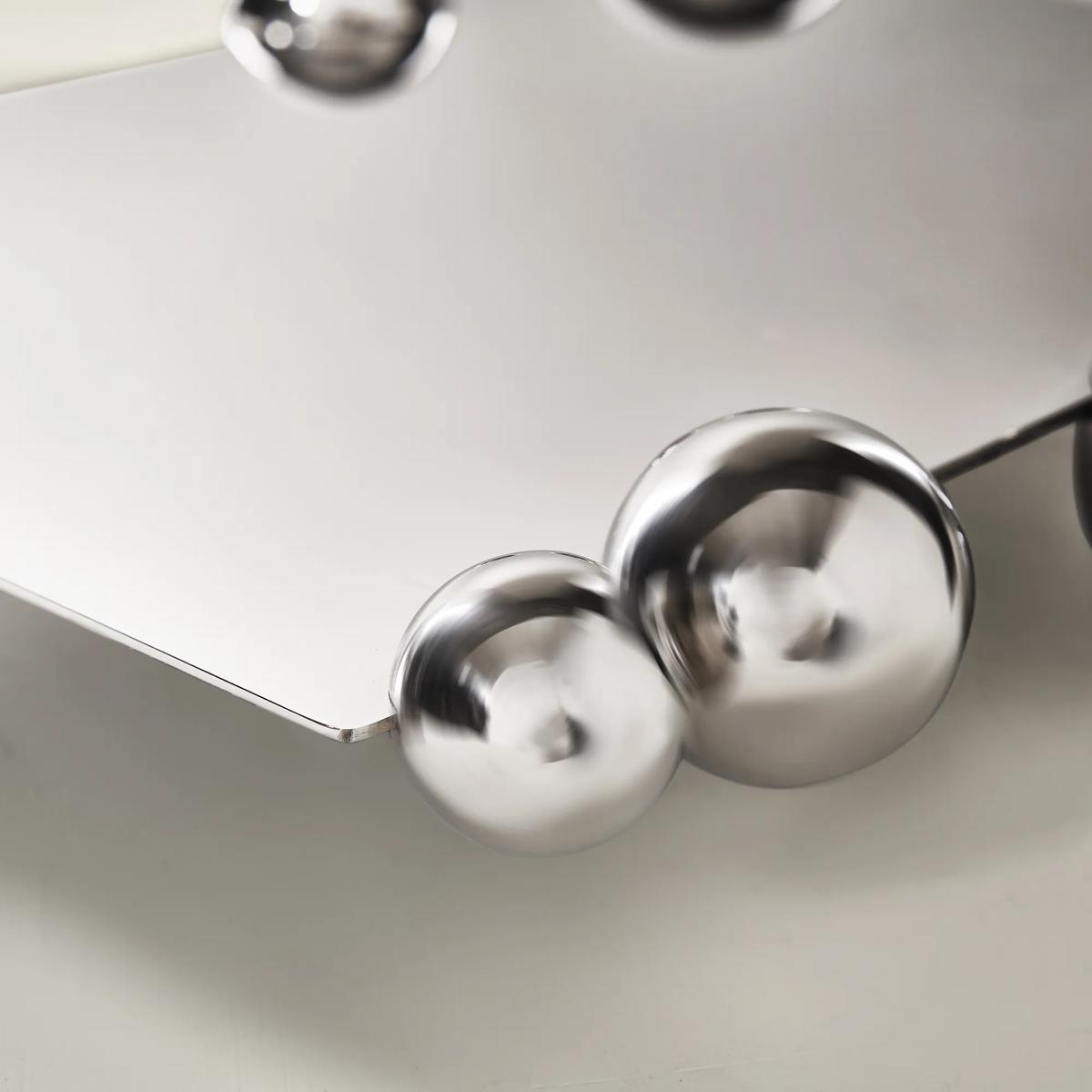 Chrome Bubble Serving Tray