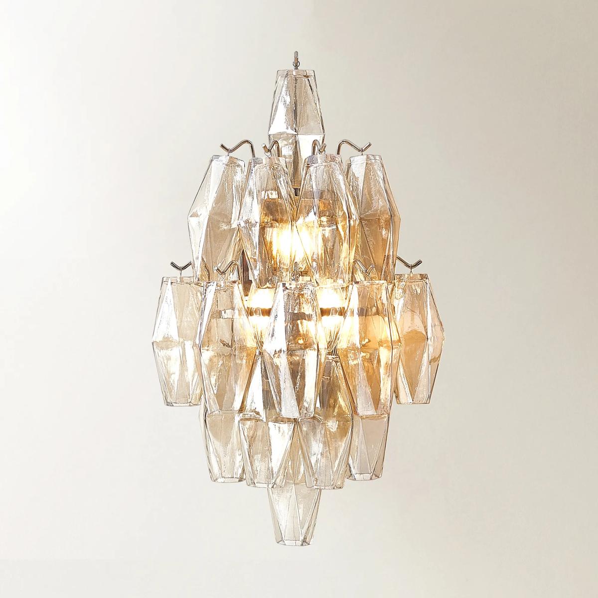 Cosima Glass Sconce 19.75" - Champagne