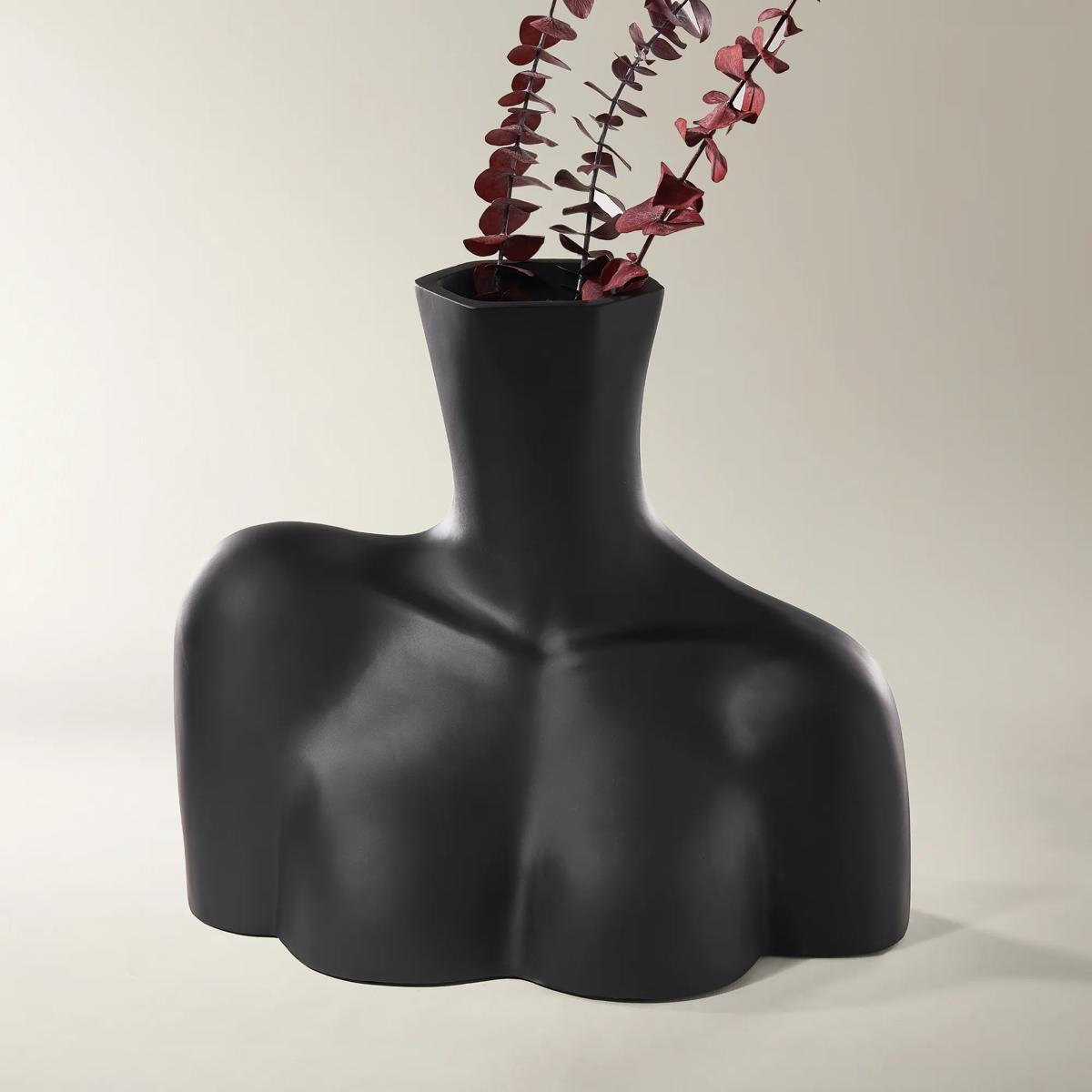 Figure Vase - Black