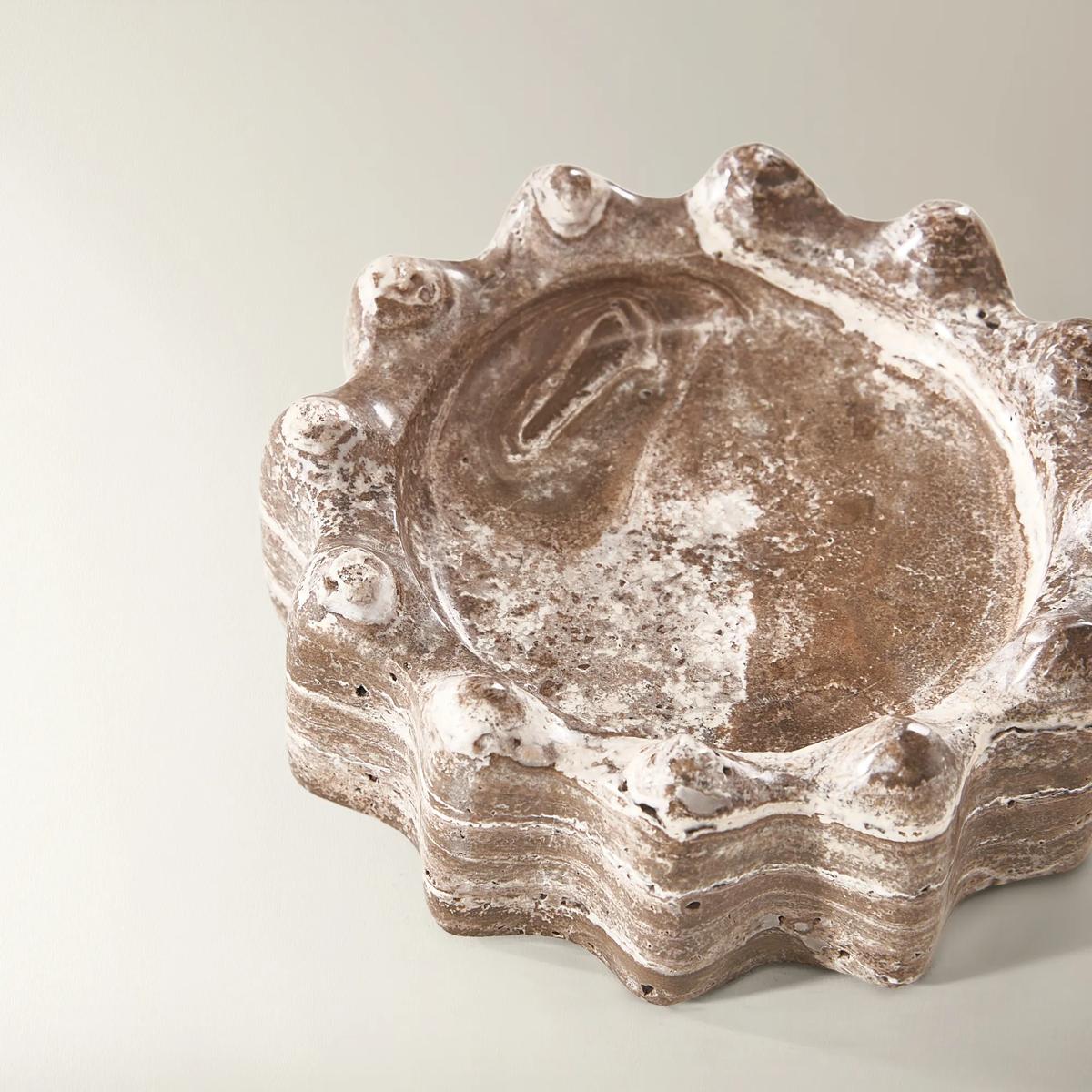 Flora Marble Catchall - Small