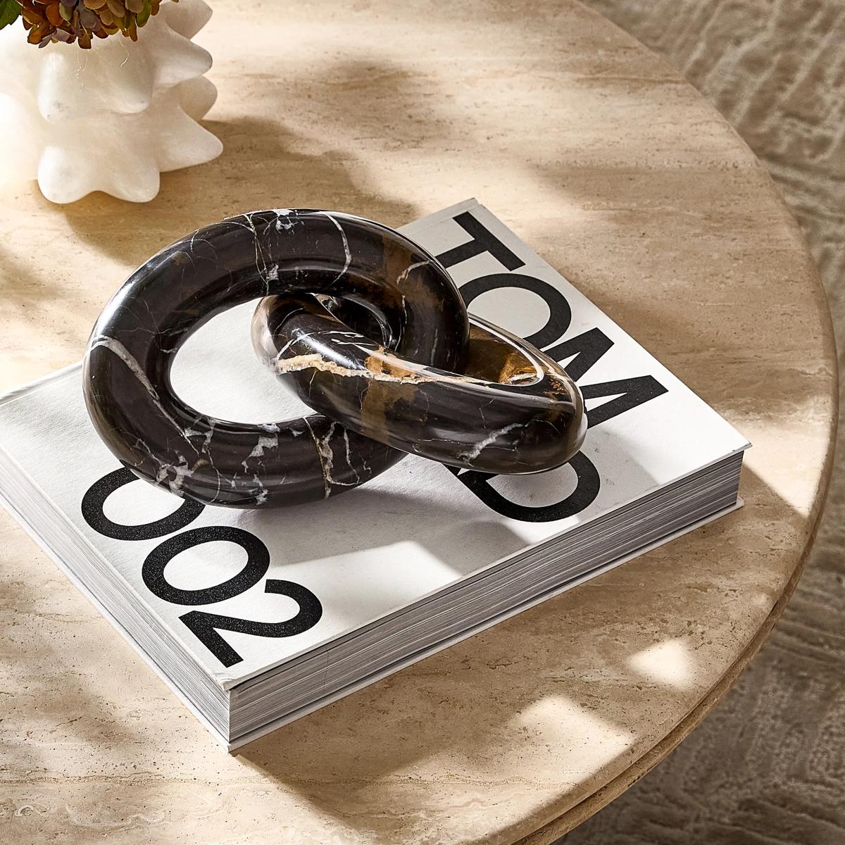 Marble Links Object - Brown