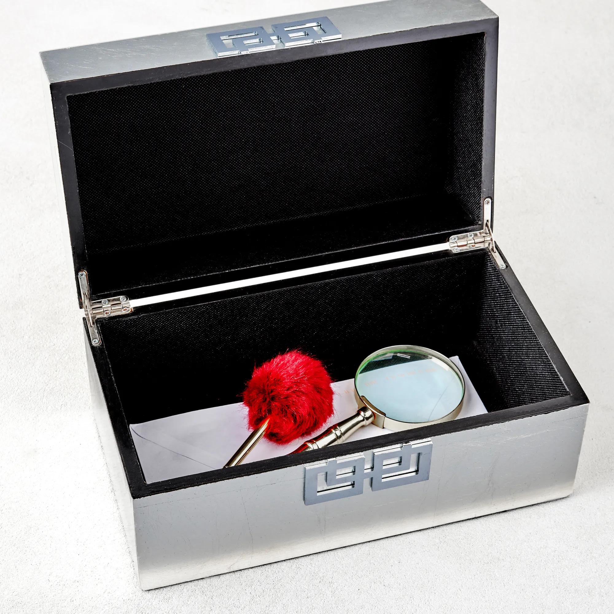 Soleil　Treasure Box Set YIYIBYUS Claret 24 Slots Watch Box Glass Top Display