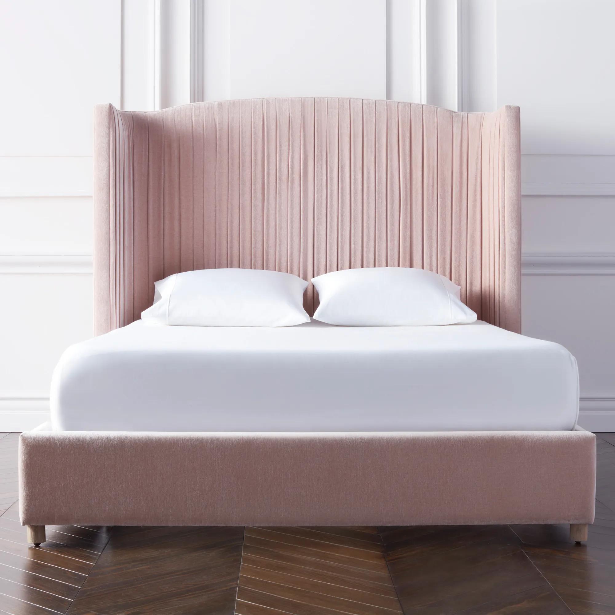 Upholstered Wingback Beds
