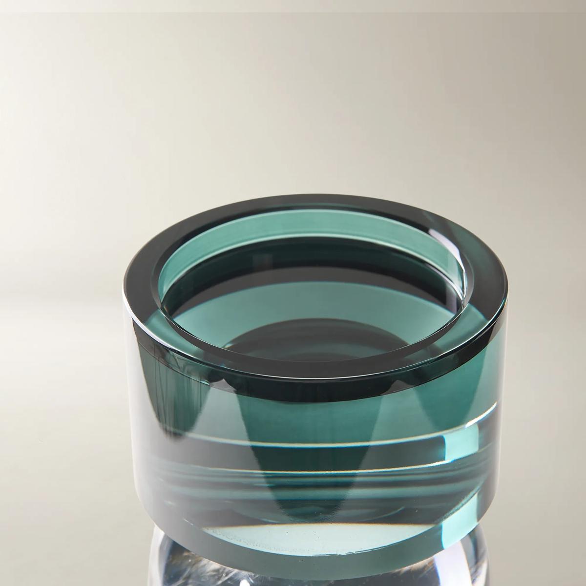 Leroy Crystal Pillar Holder