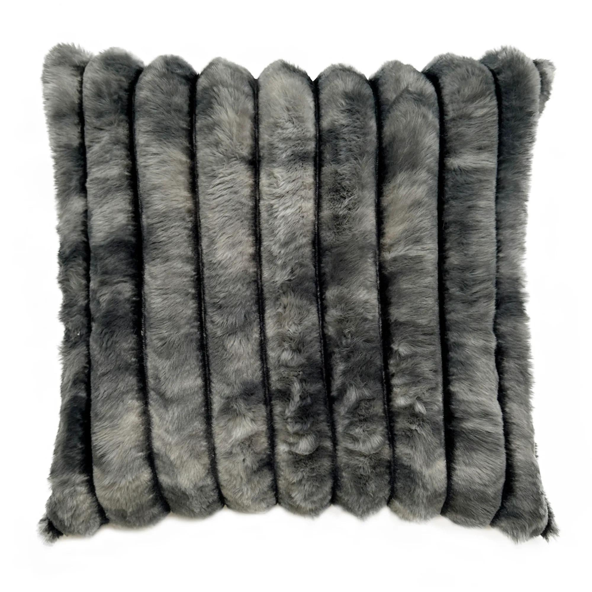 Fur Channel 20" -  Charcoal
