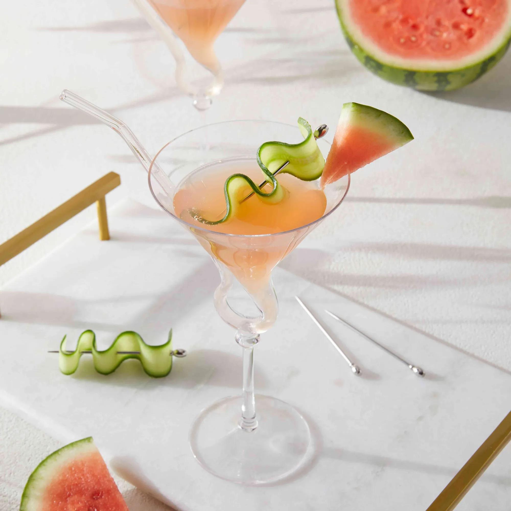 Straw Martini - Set of 2