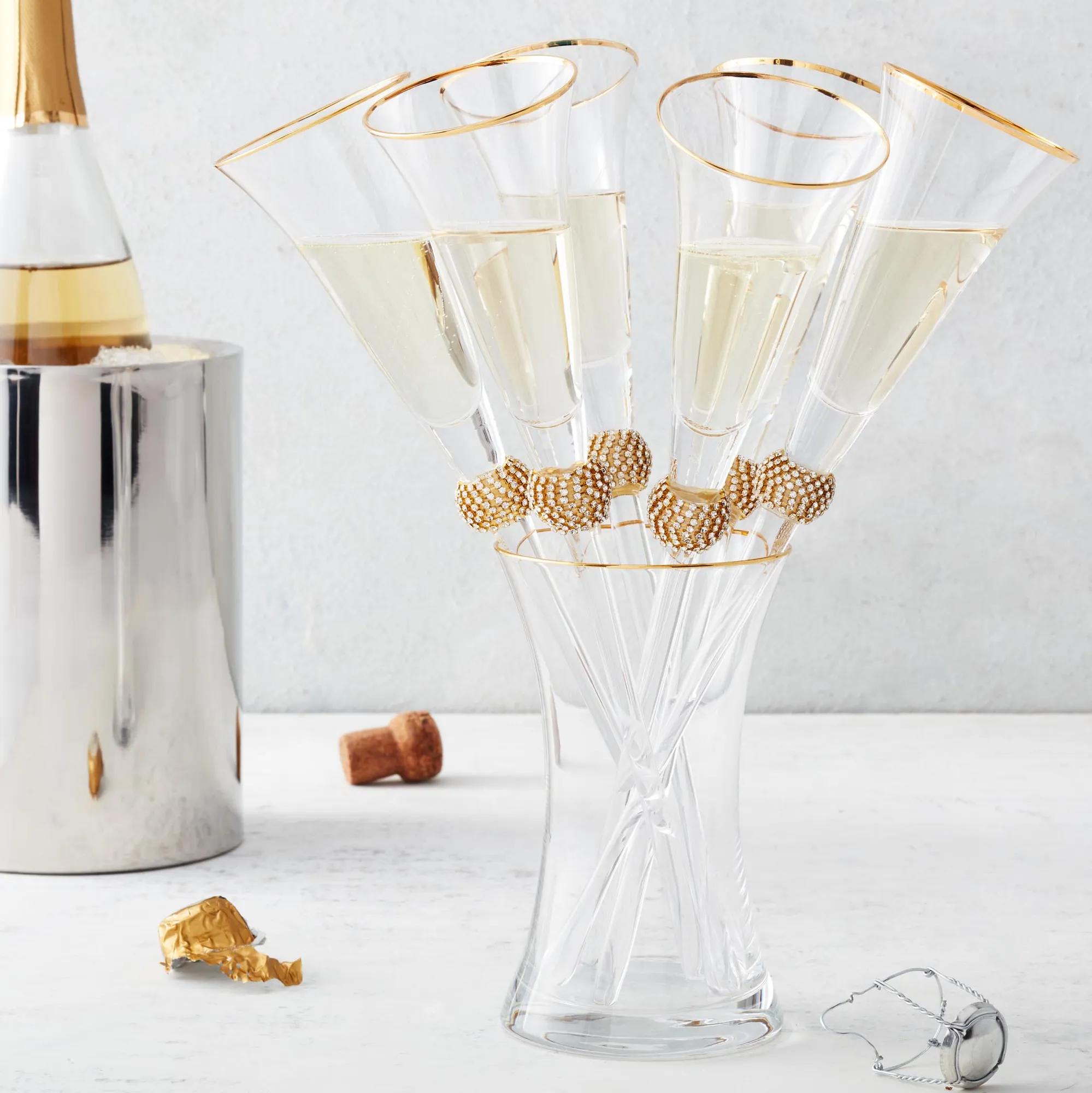 Victoria Toasting Flutes - Set of 6