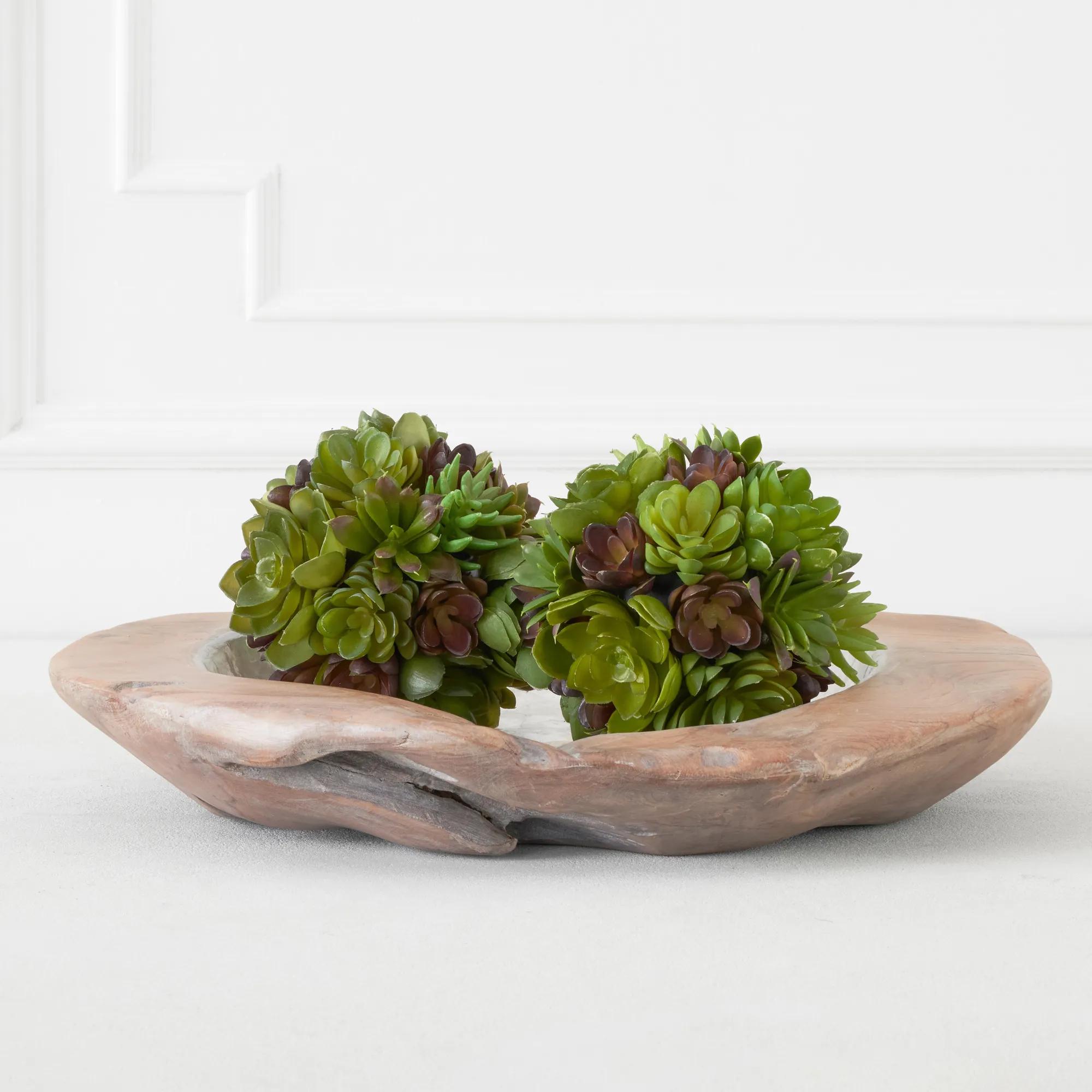 Faux Succulent Ball