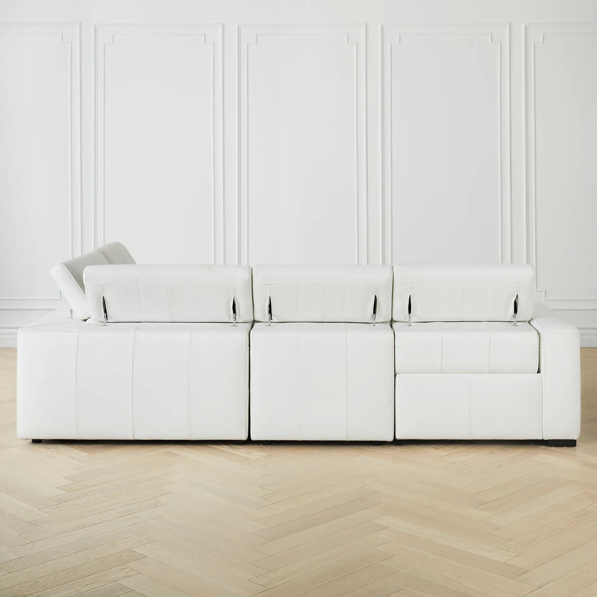 Verona Reclining Leather Sectional