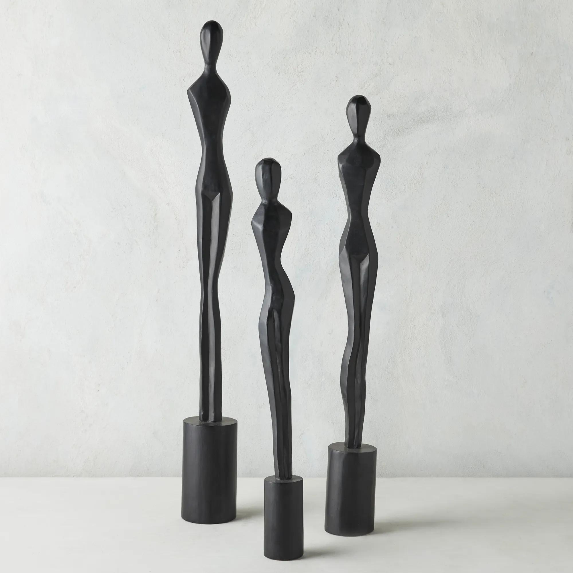Decorative Black Wood Objects