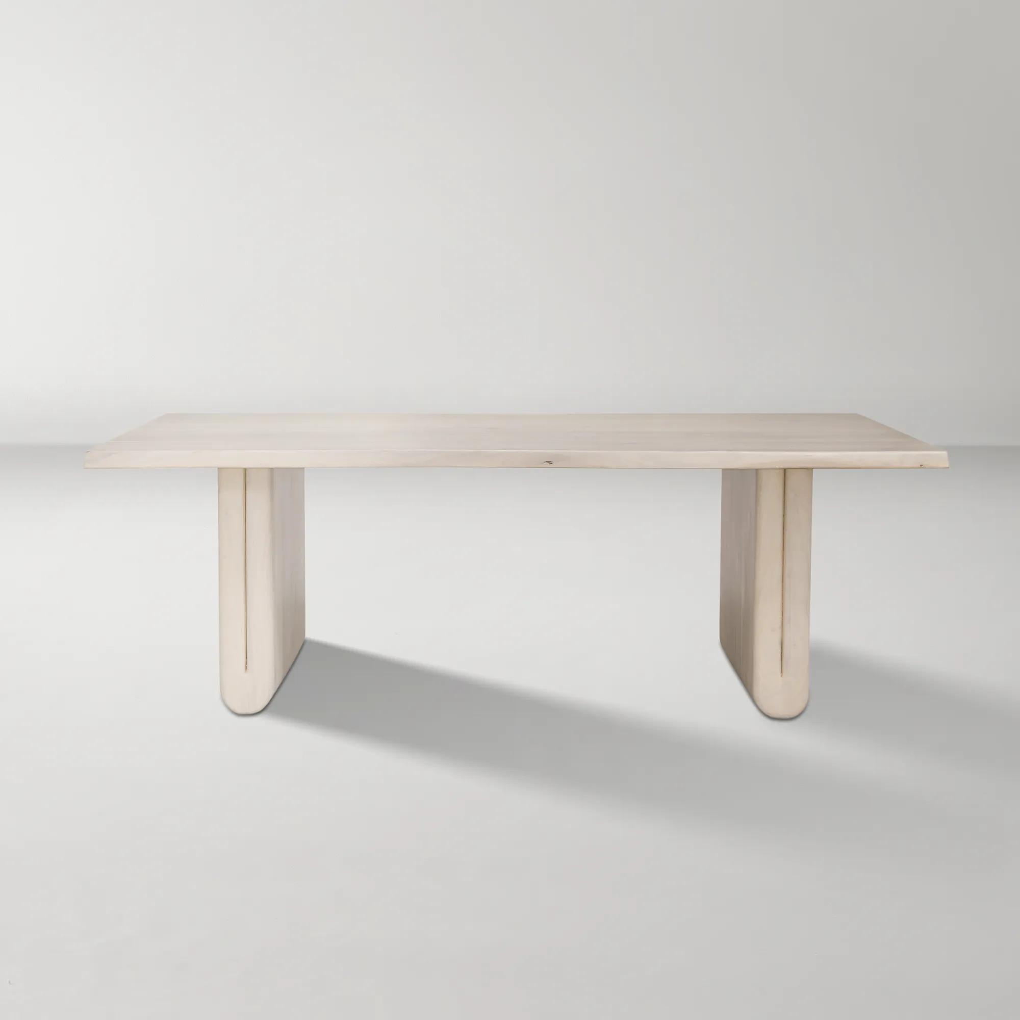 Nadia Dining Table - Whitewash