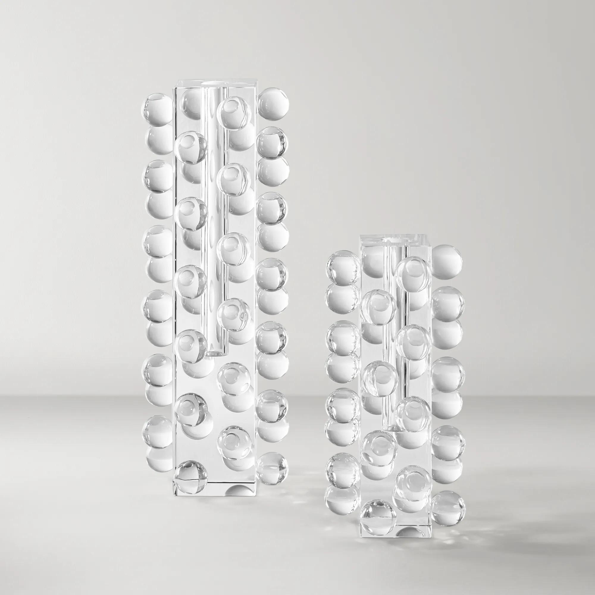 Cora Crystal Taper Holder