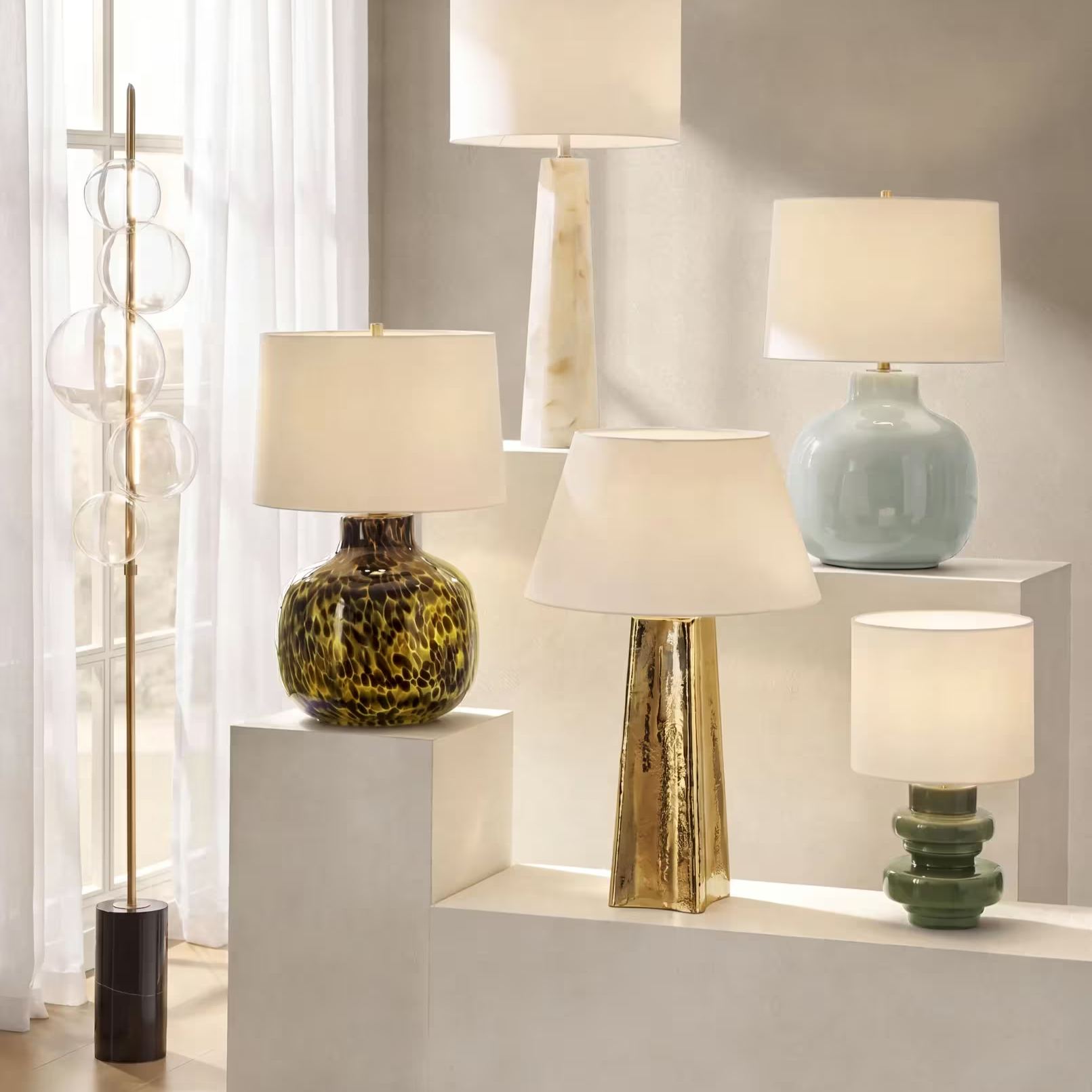 Bolla LED Glass Bubble Floor Lamp 63"
