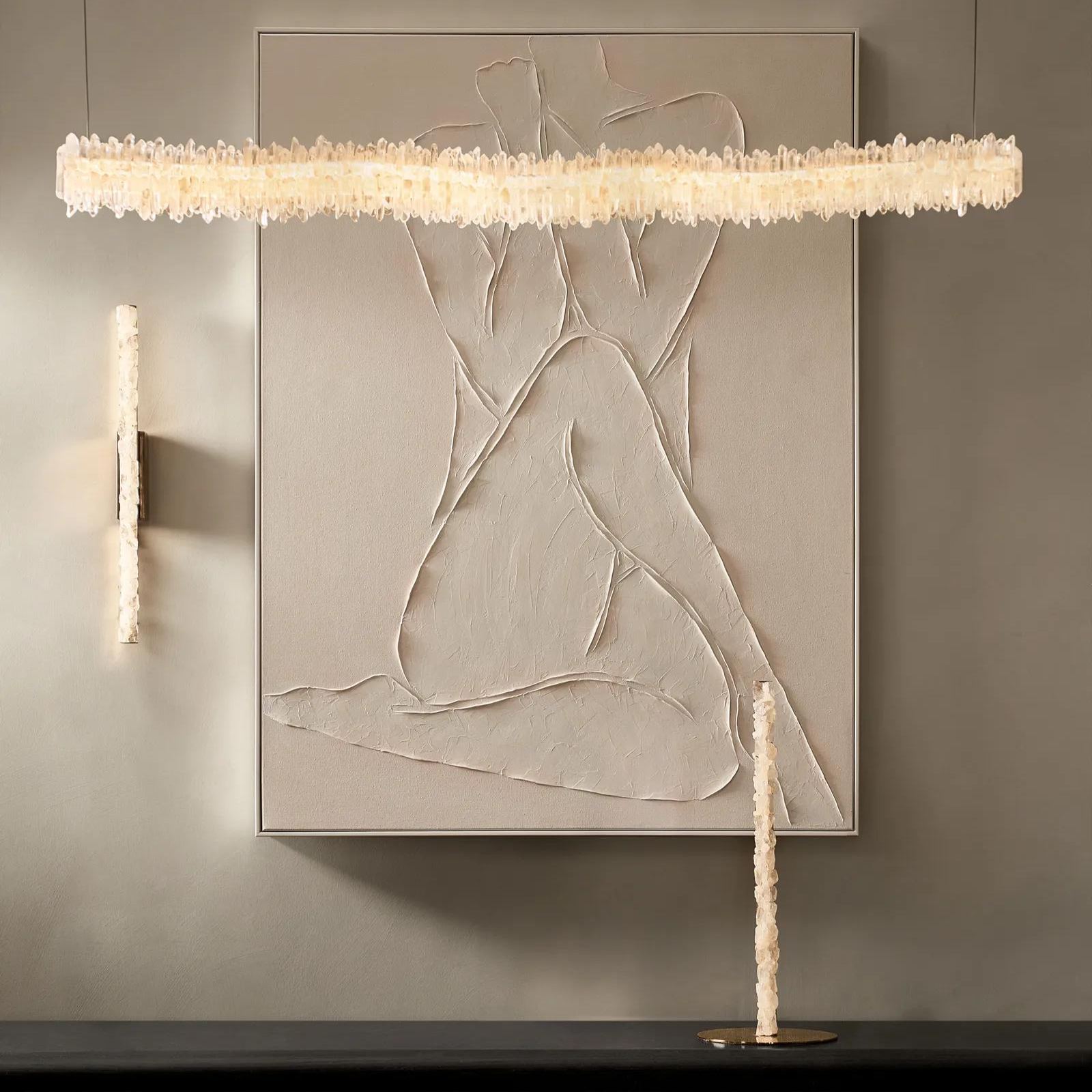 Stella Quartz LED Chandelier 47.25"