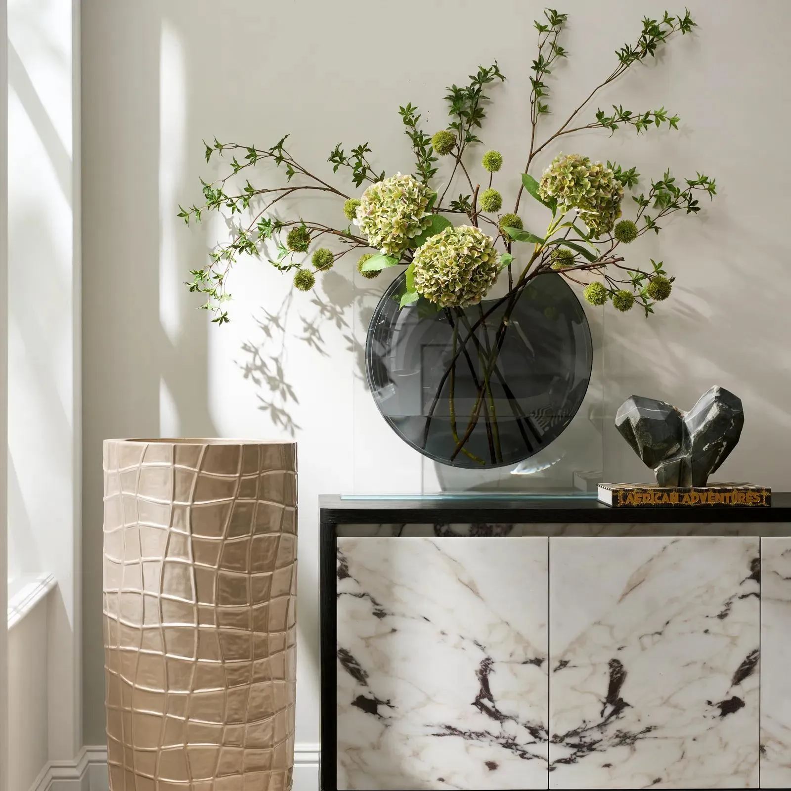 Ellipse Vase - Charcoal