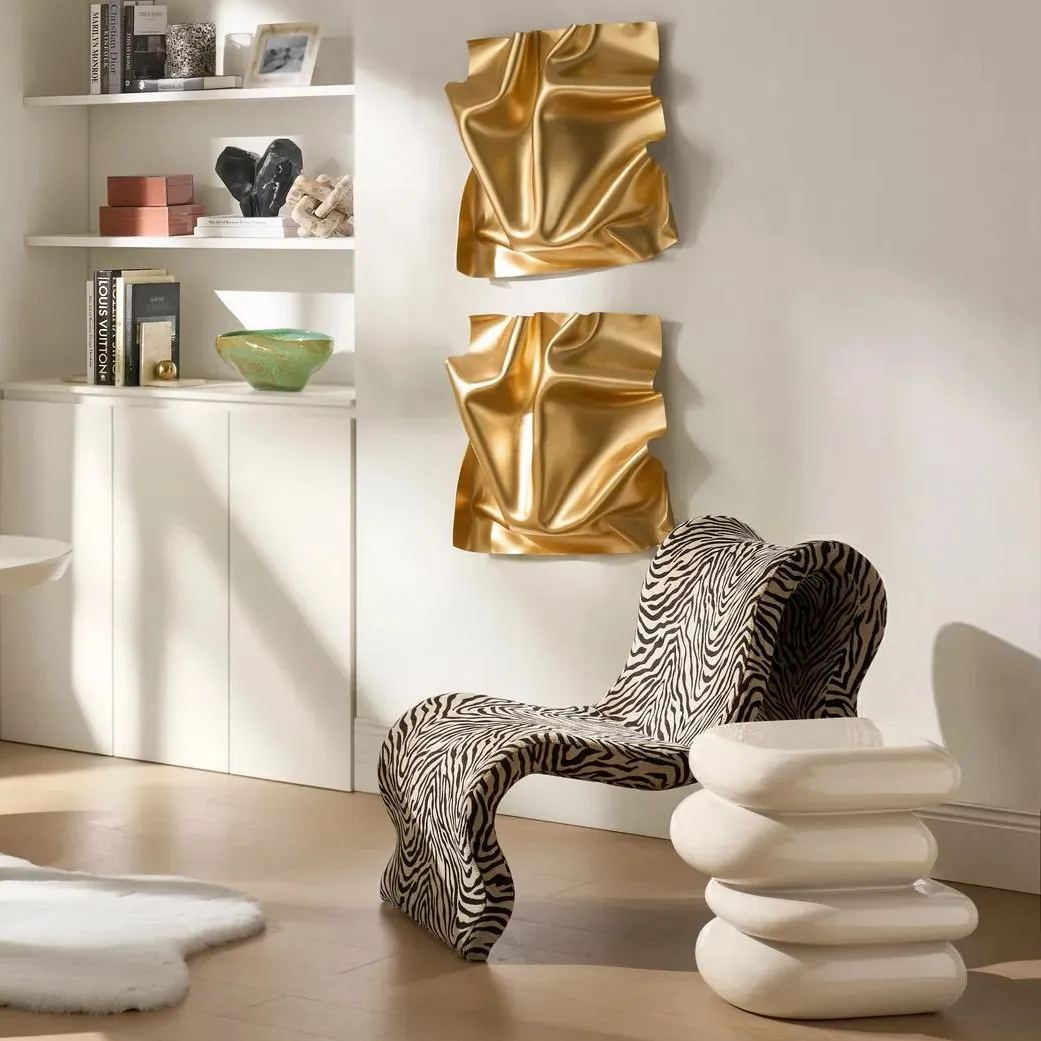Surface Wall Art - Gold