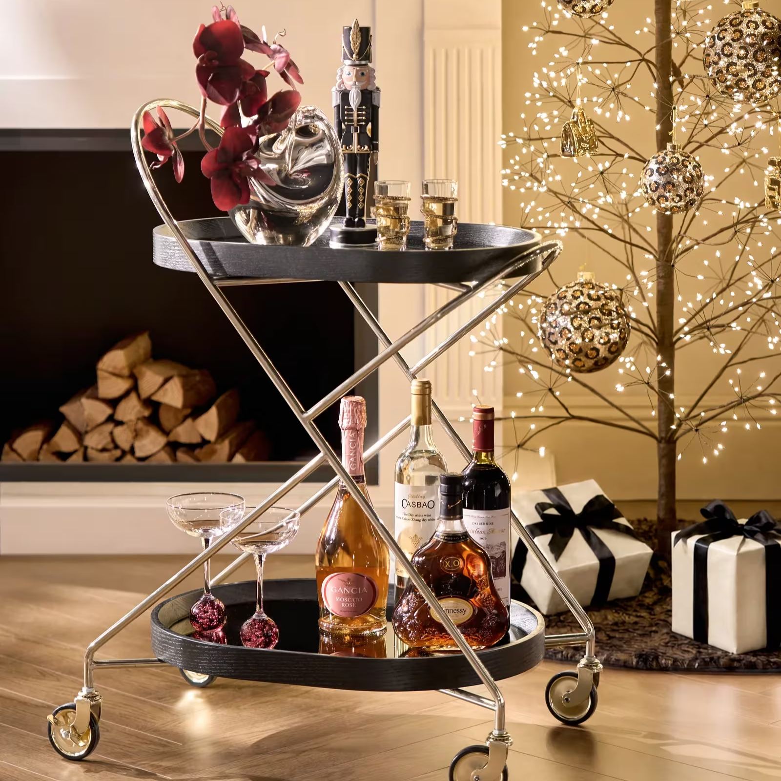 Josie Shot Glass Set - Soft Gold