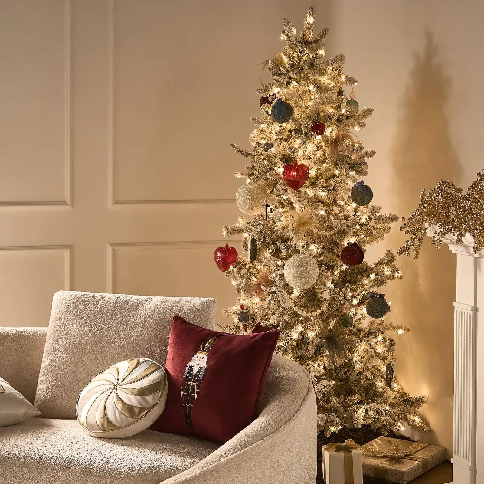 Large Pearl Ornament 6.5" - Set of 2
