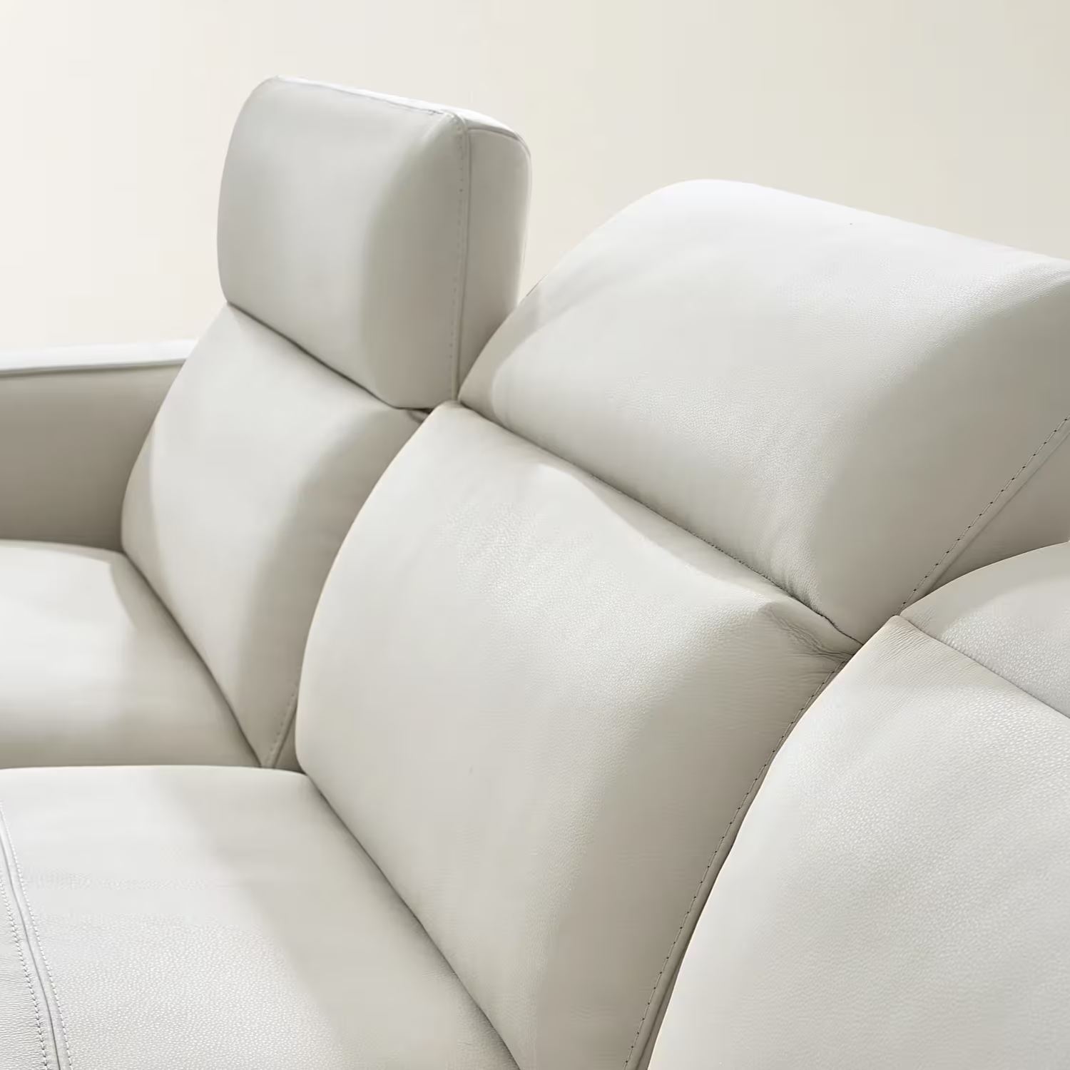 Terra 6-Piece Reclining Frost Leather Sectional