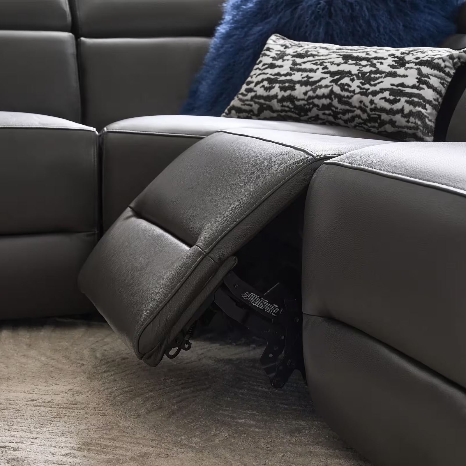 Verona Reclining Leather Sectional