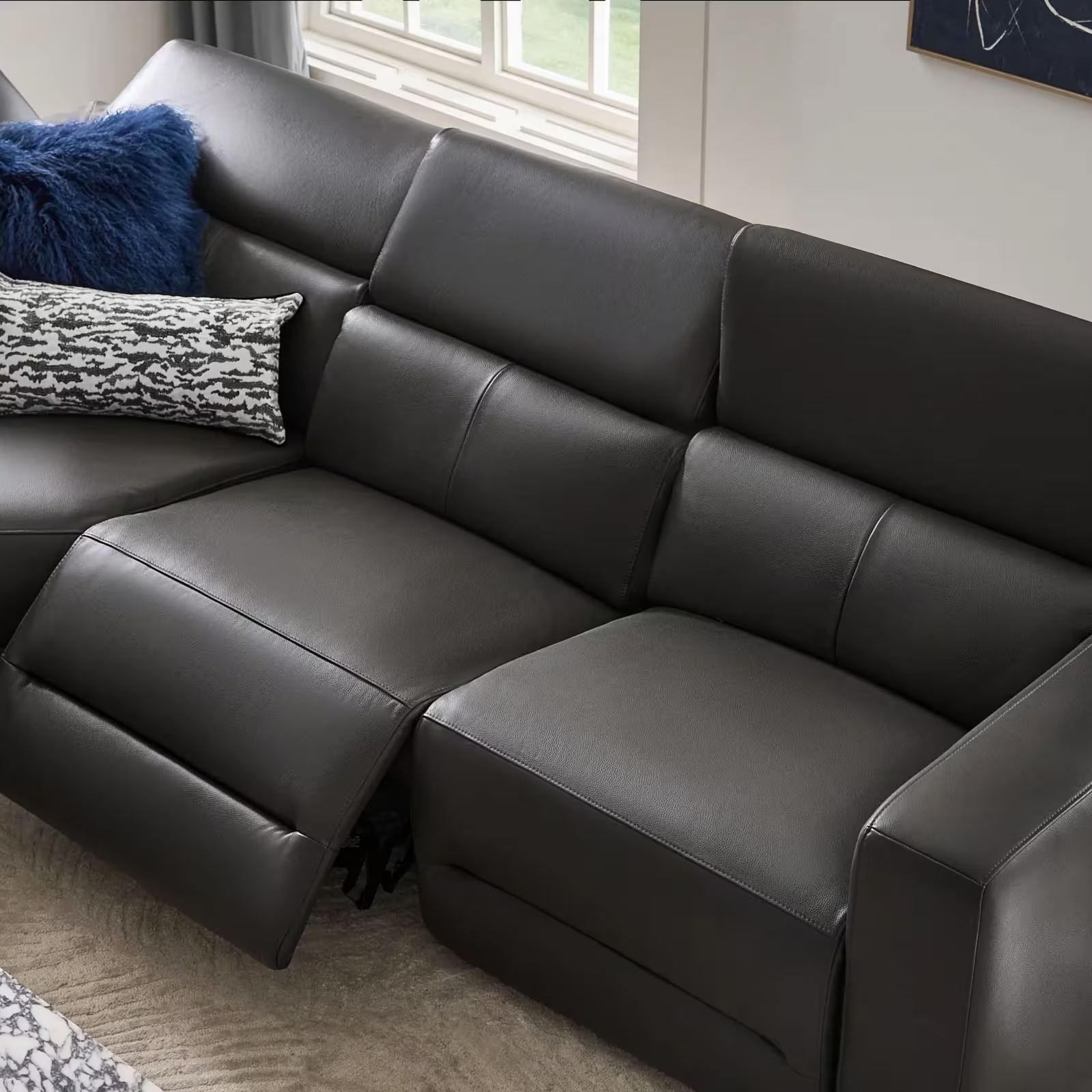 Verona Reclining Leather Sectional