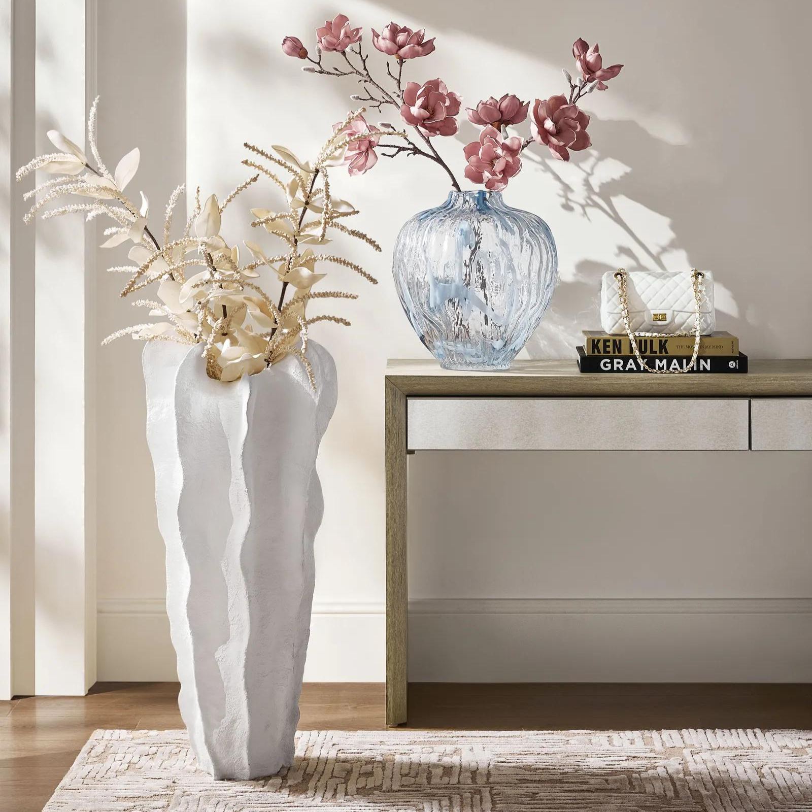 Playa Floor Vase - White